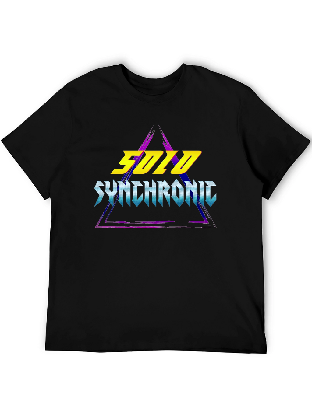 Solo Synchronic T-Shirt - Retro Wave Design