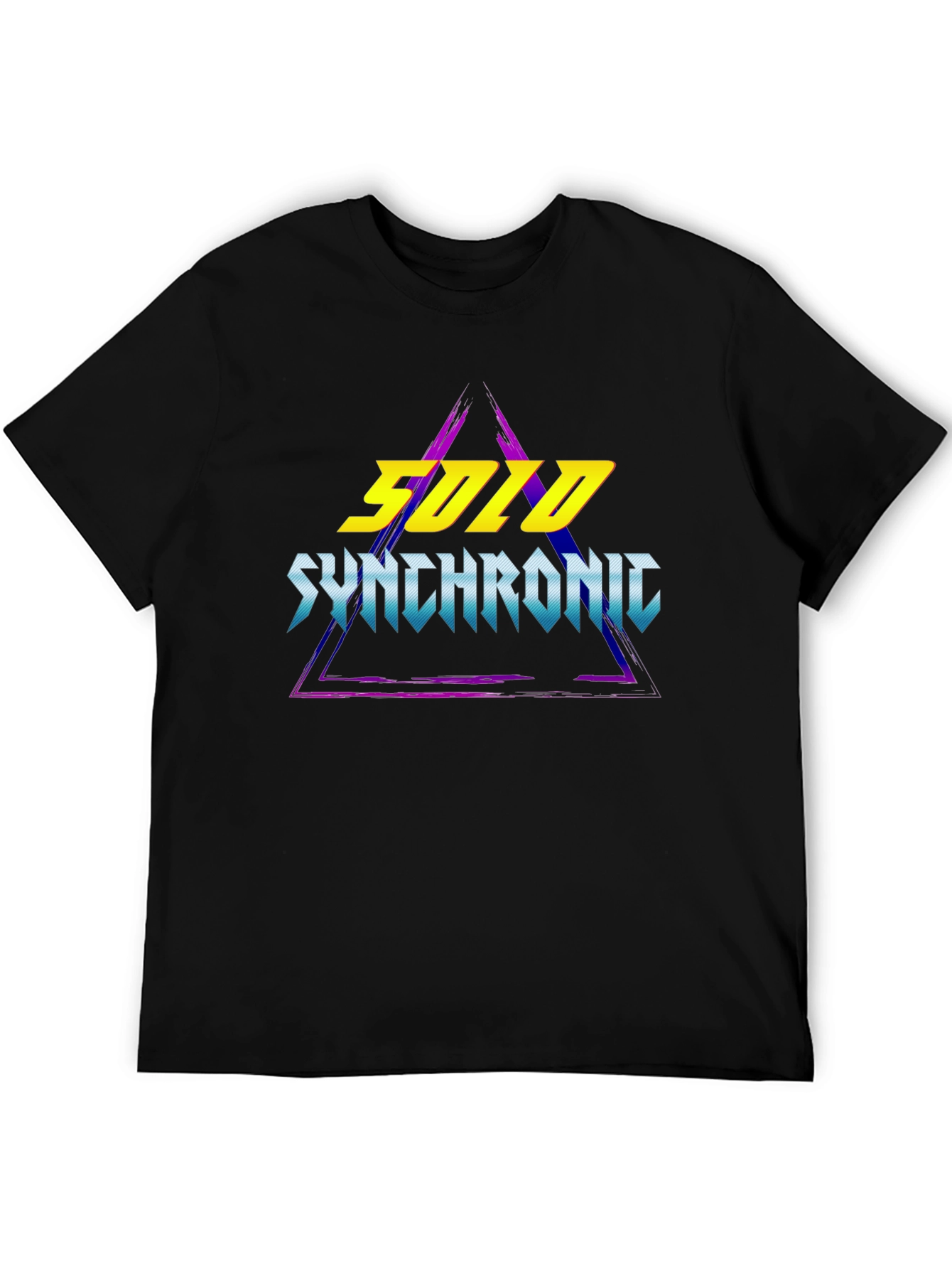 Solo Synchronic T-Shirt - Retro Wave Design