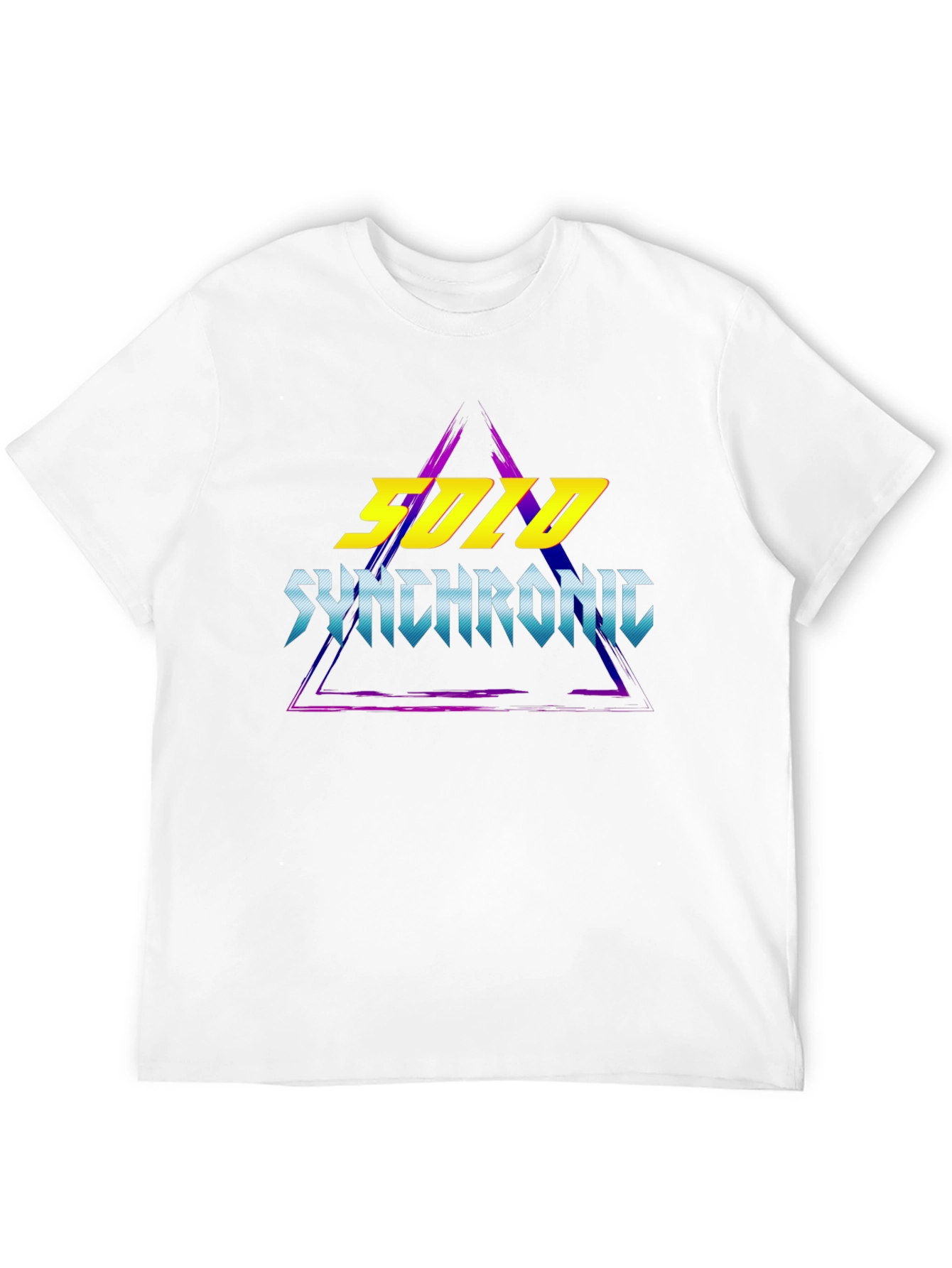 Solo Synchronic T-Shirt - Retro Wave Design