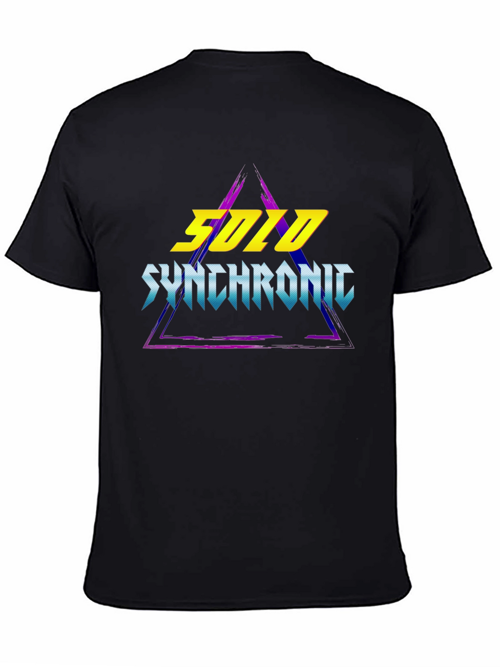 Solo Synchronic T-Shirt - Retro Wave Design