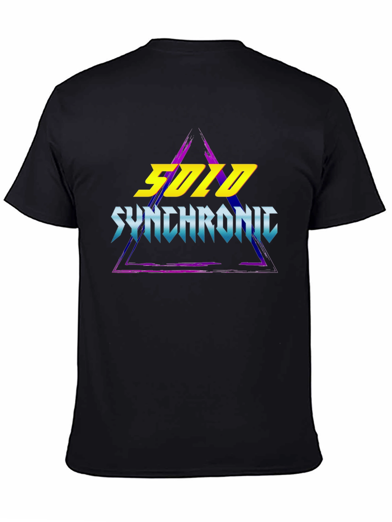 Solo Synchronic T-Shirt - Retro Wave Design