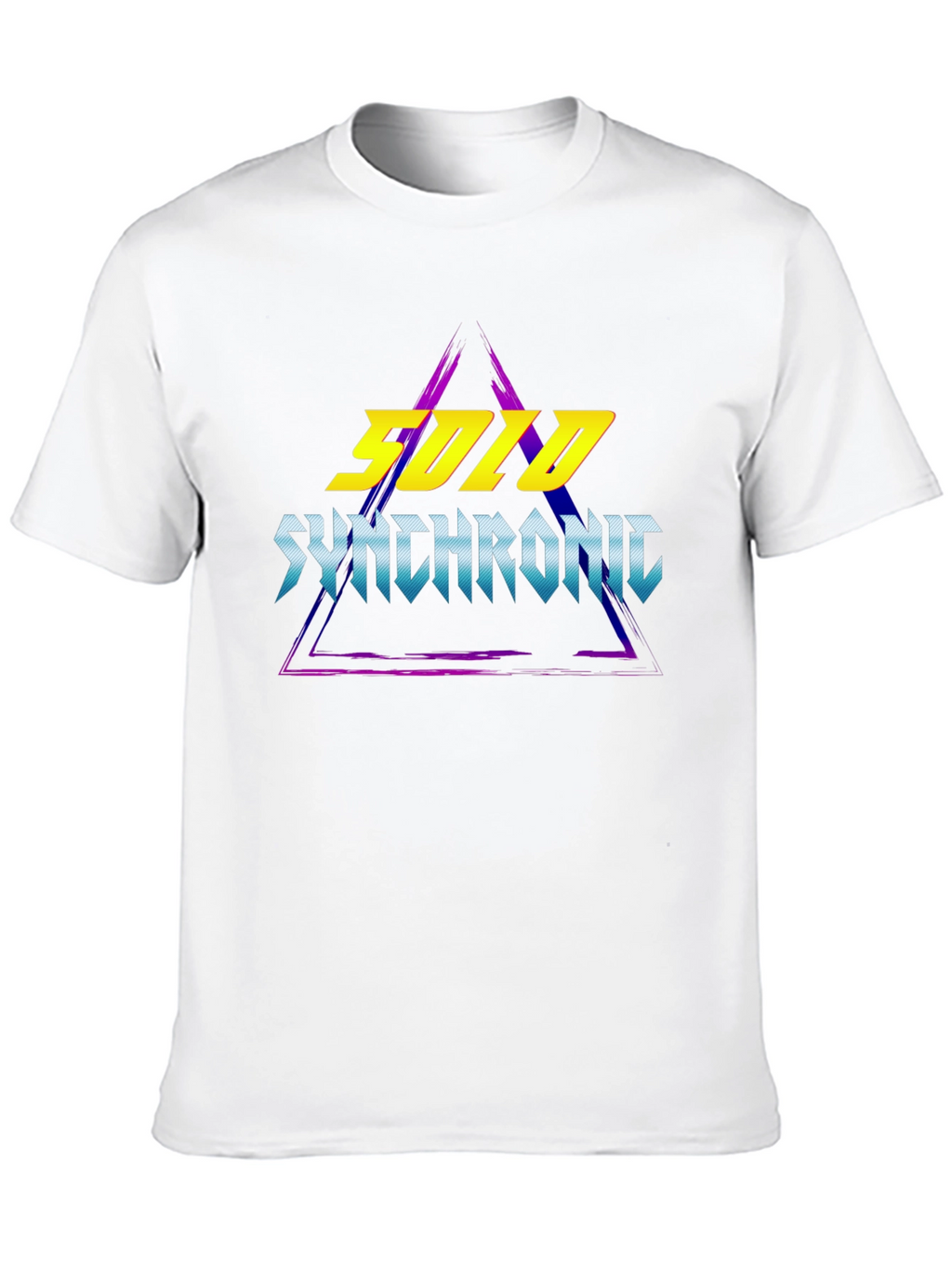 Solo Synchronic T-Shirt - Retro Wave Design