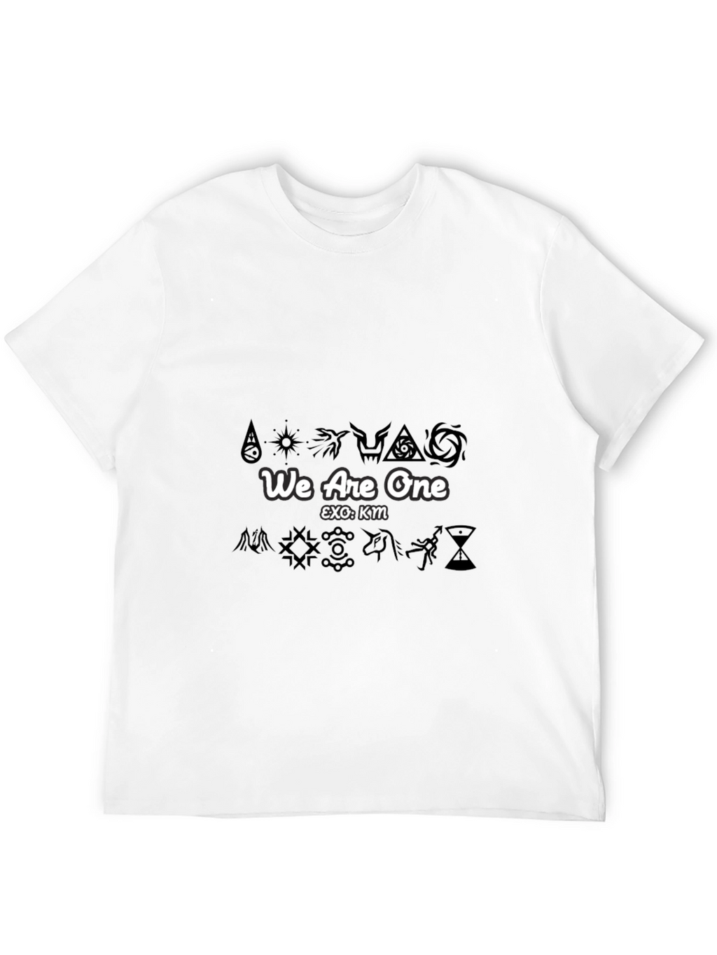 We Are One EXO: KM Black T-Shirt