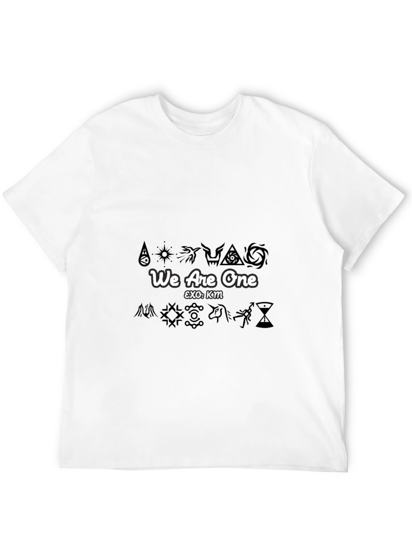 We Are One EXO: KM Black T-Shirt