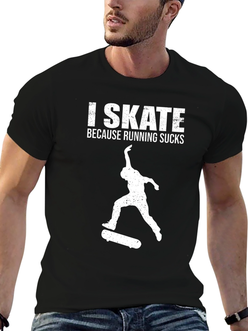 I Skate T-Shirt: Skateboarding Lifestyle Apparel