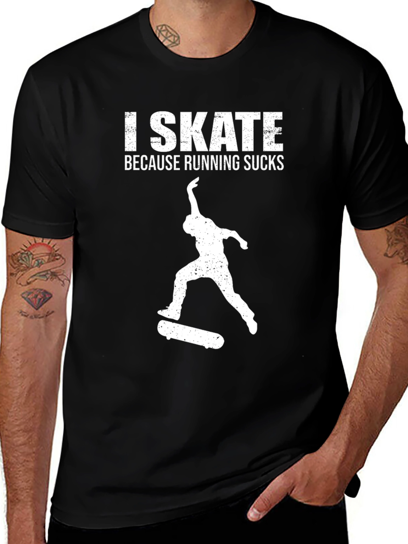 I Skate T-Shirt: Skateboarding Lifestyle Apparel