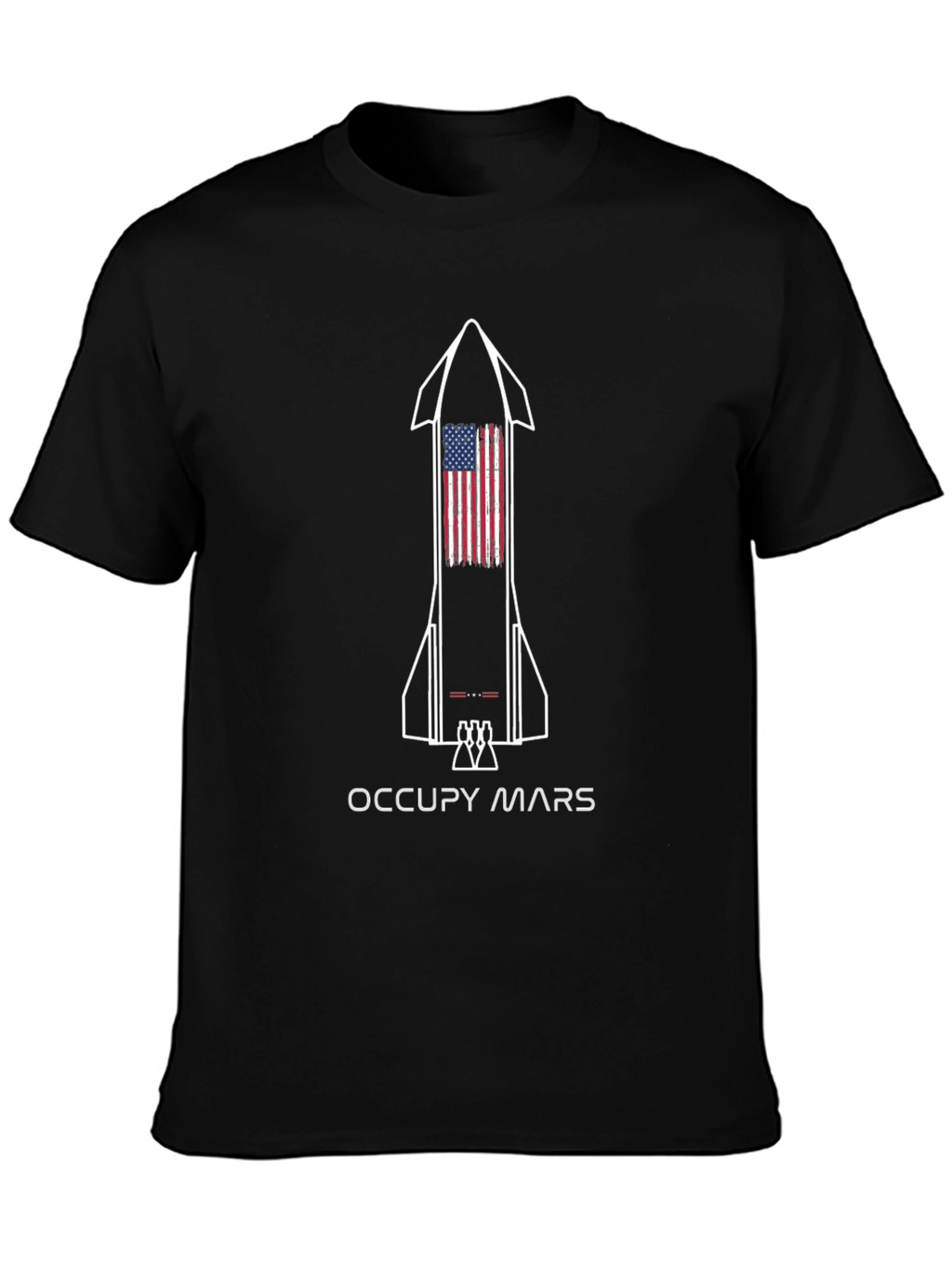 Occupy Mars Graphic Tee - Black