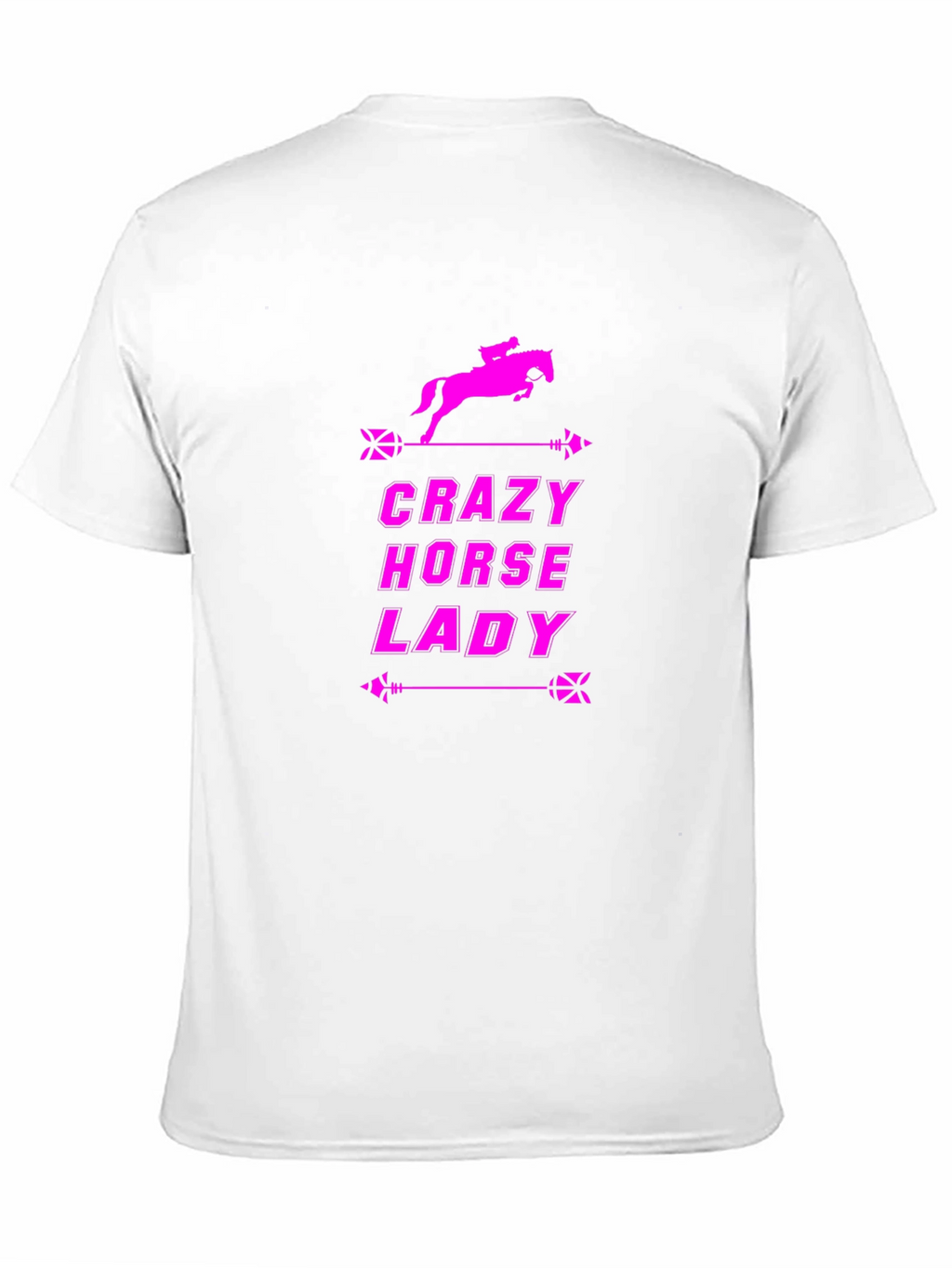 Crazy Horse Lady Black T-Shirt