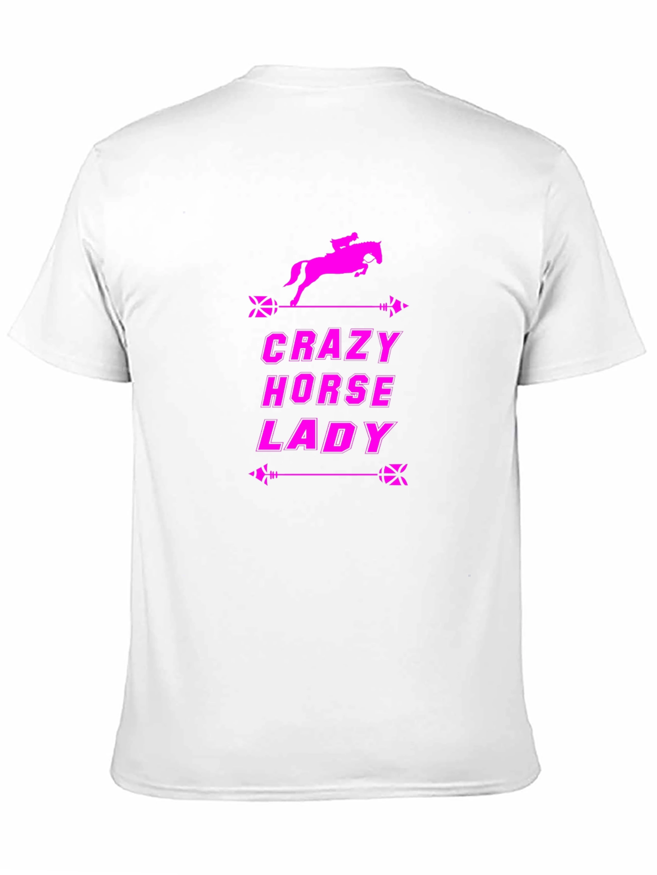 Crazy Horse Lady Black T-Shirt