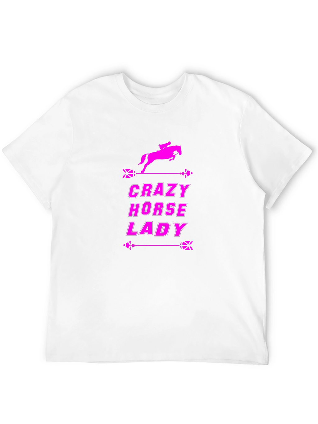 Crazy Horse Lady Black T-Shirt