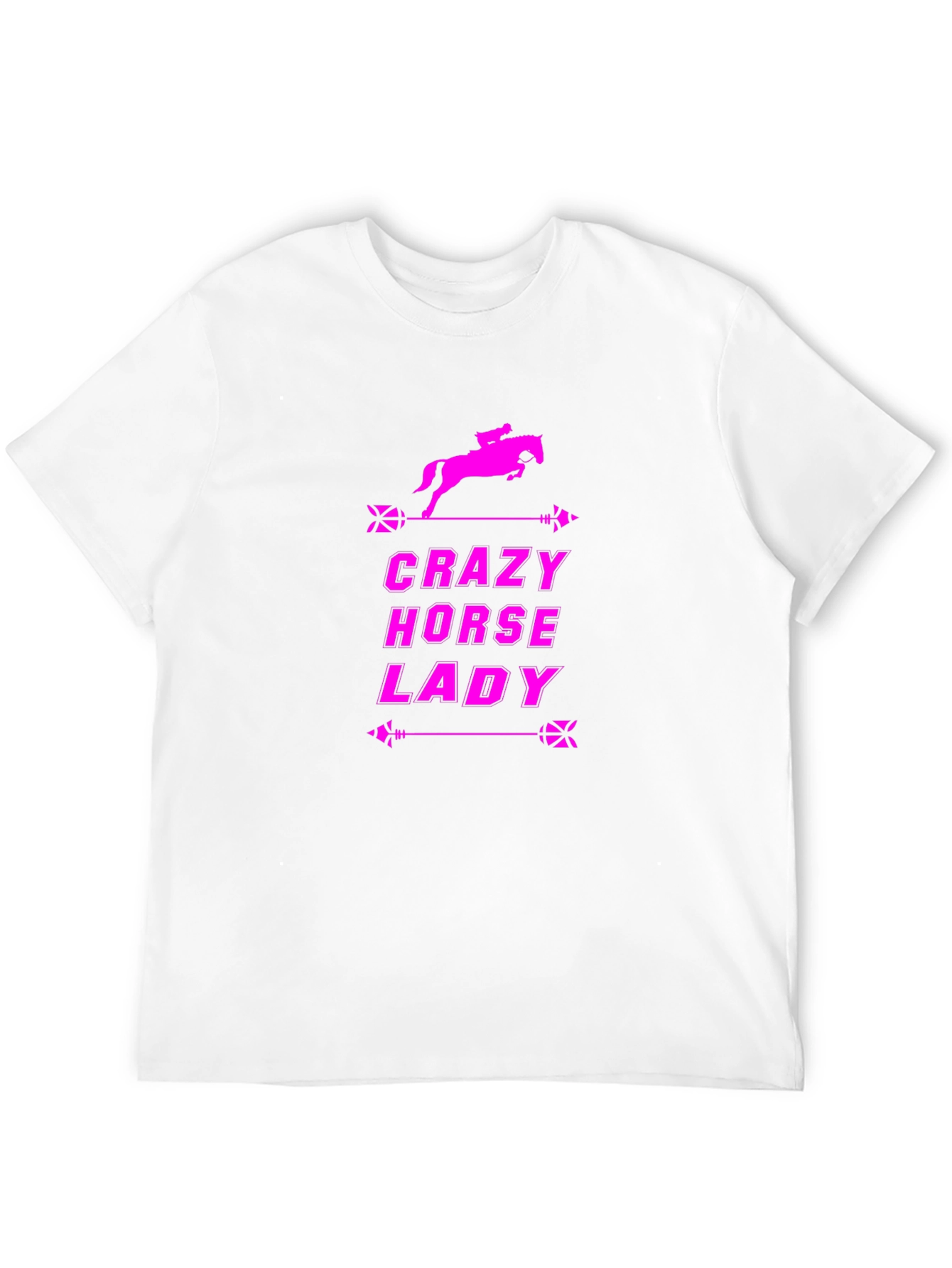 Crazy Horse Lady Black T-Shirt