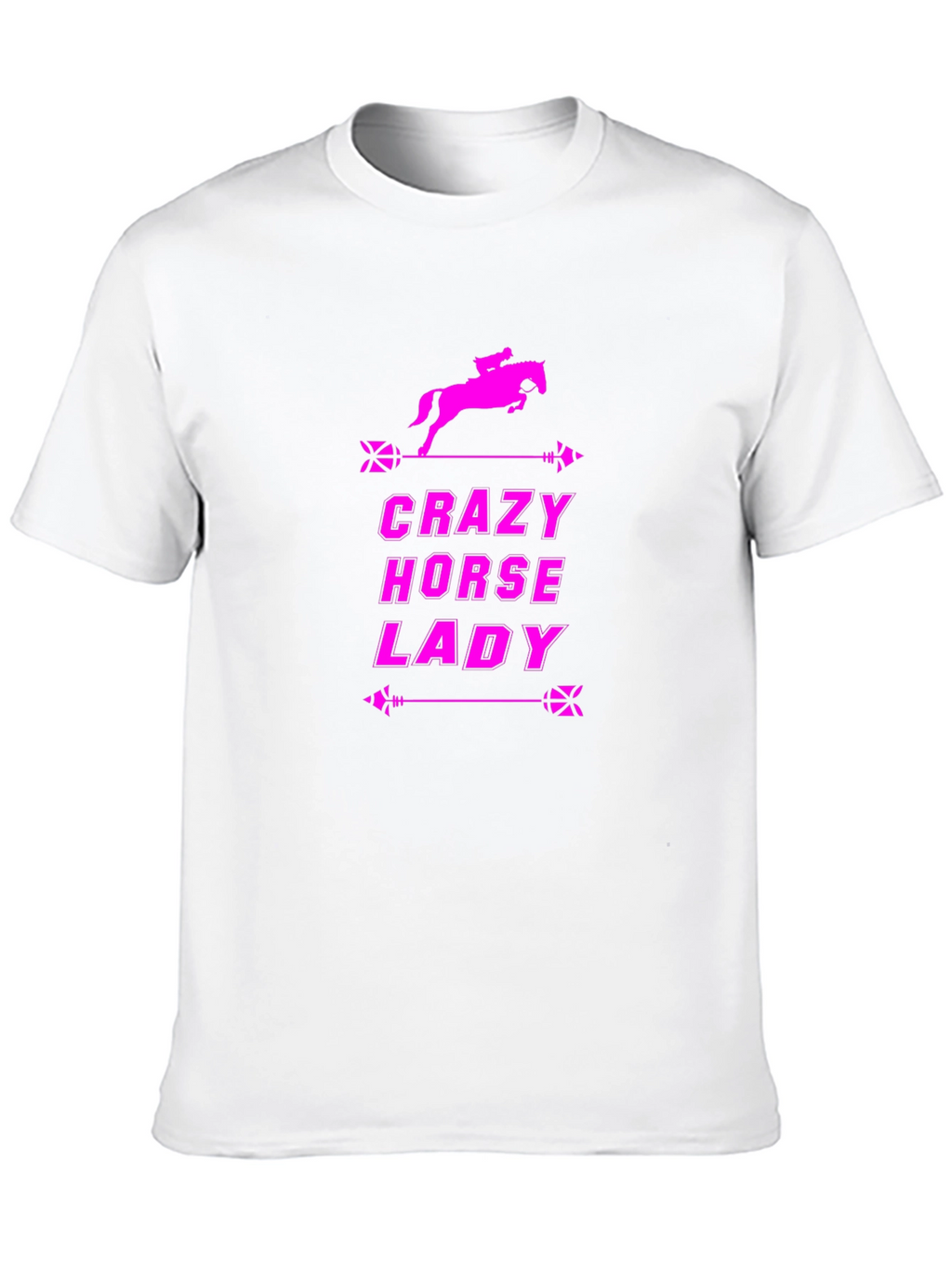 Crazy Horse Lady Black T-Shirt