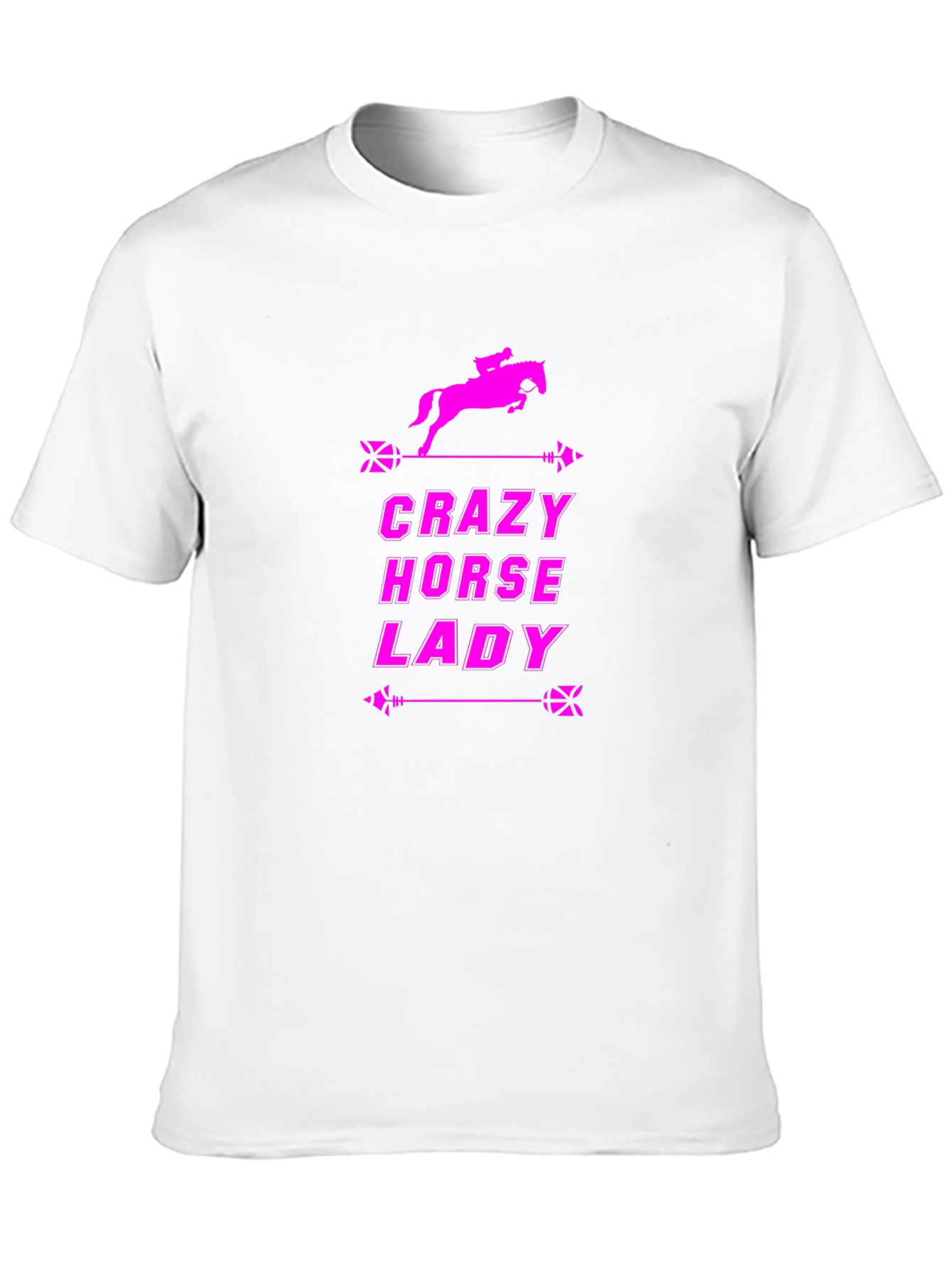 Crazy Horse Lady Black T-Shirt