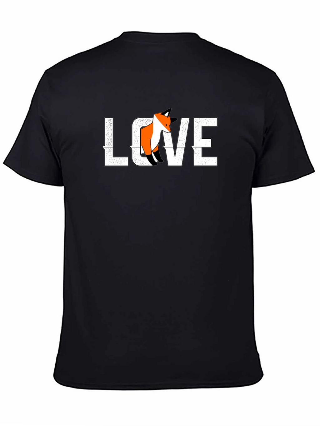 Love Fox Graphic Tee - Black