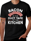 Bacon Duct Tape of the Kitchen Graphic T-Shirt