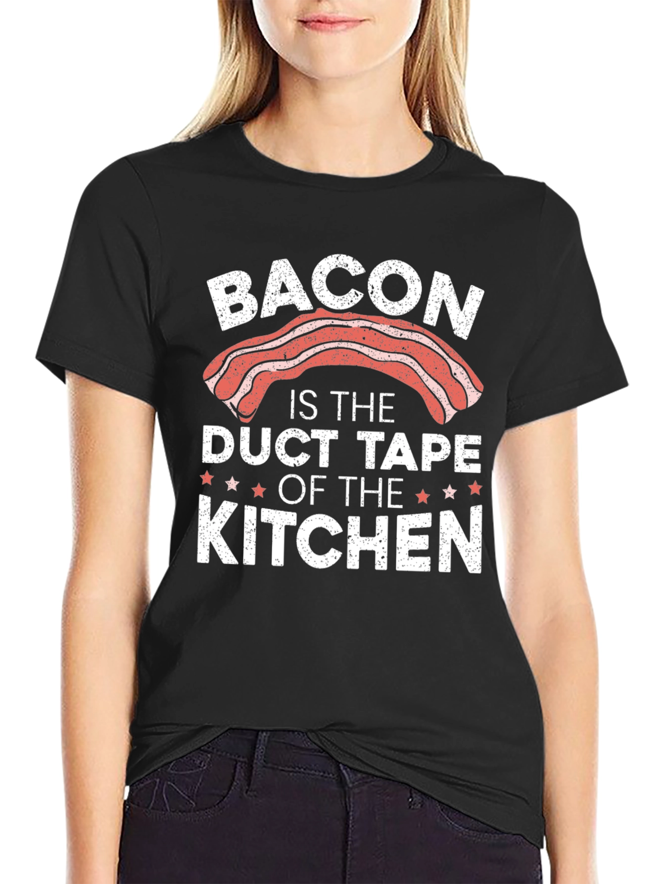 Bacon Duct Tape of the Kitchen Graphic T-Shirt