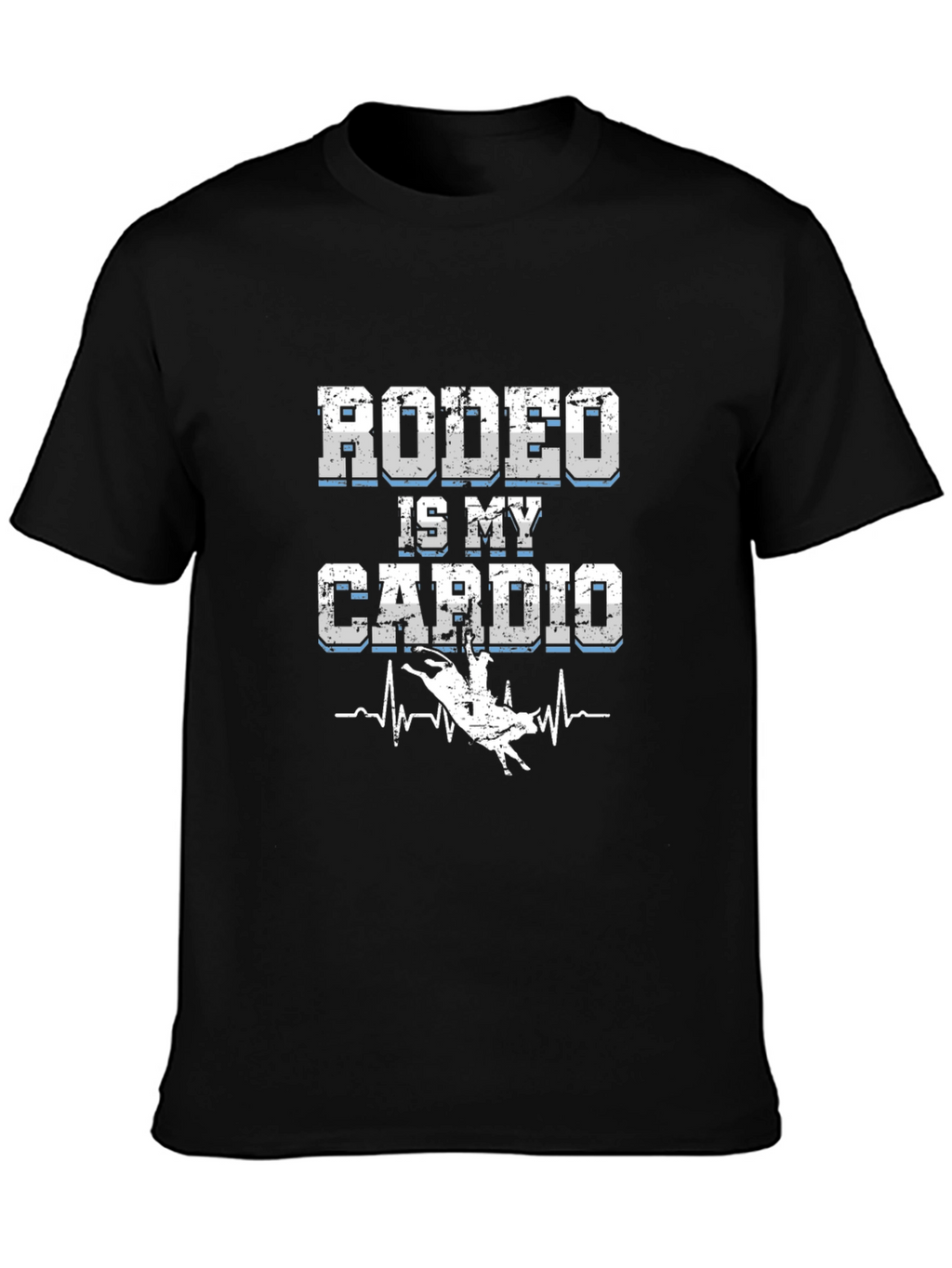 Rodeo Is My Cardio Black T-Shirt