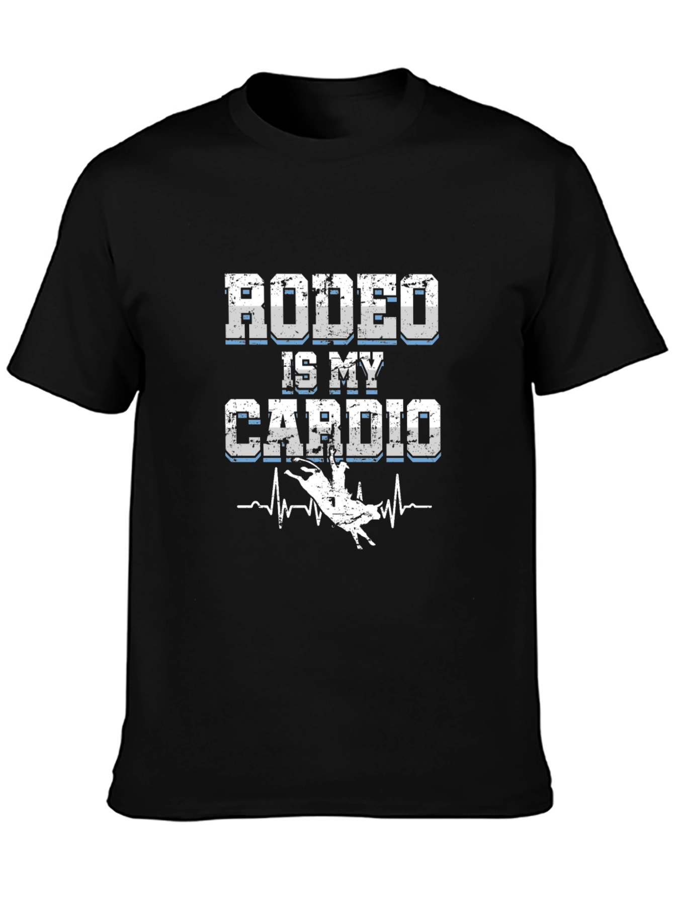 Rodeo Is My Cardio Black T-Shirt