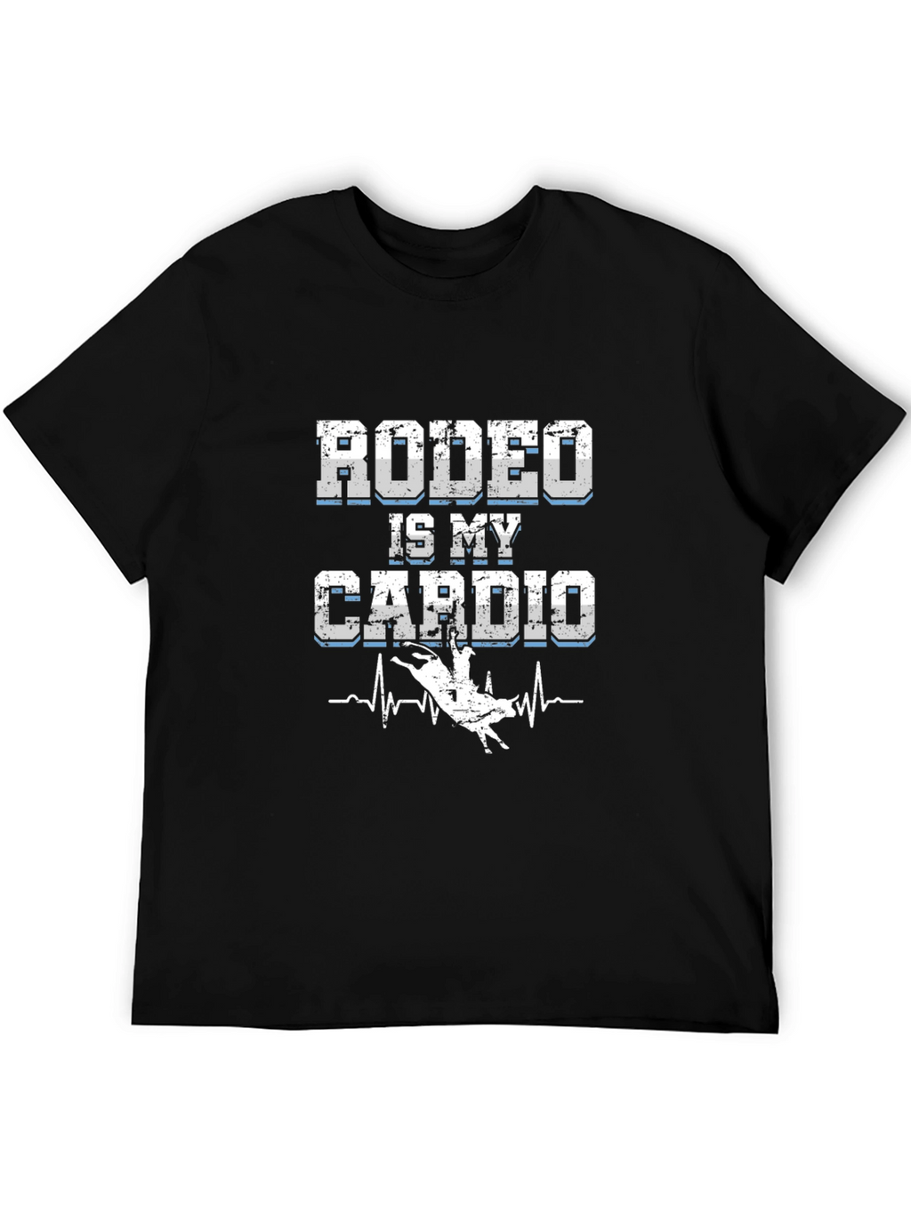 Rodeo Is My Cardio Black T-Shirt