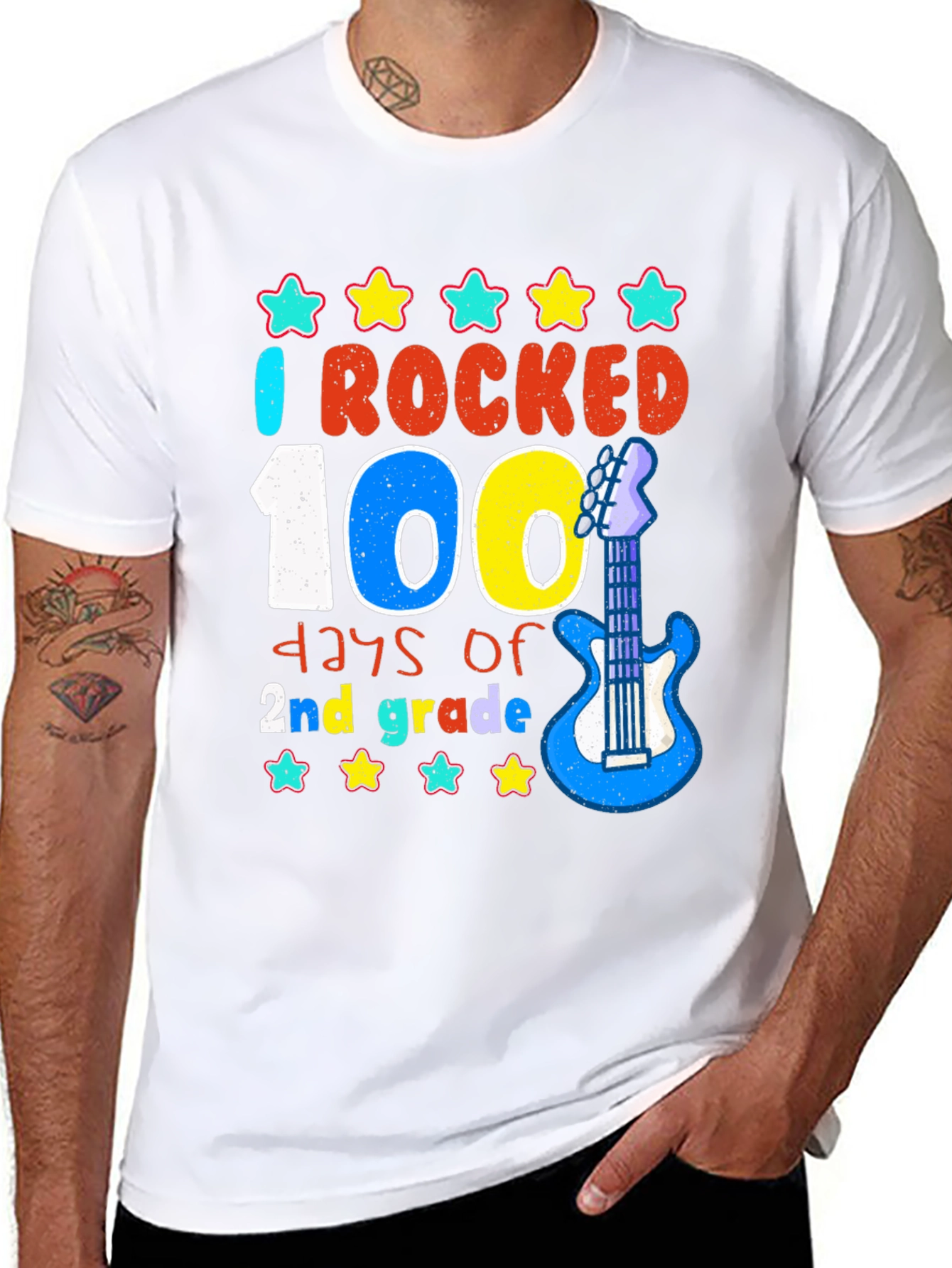 I Rocked 100 Days of 2nd Grade T-Shirt