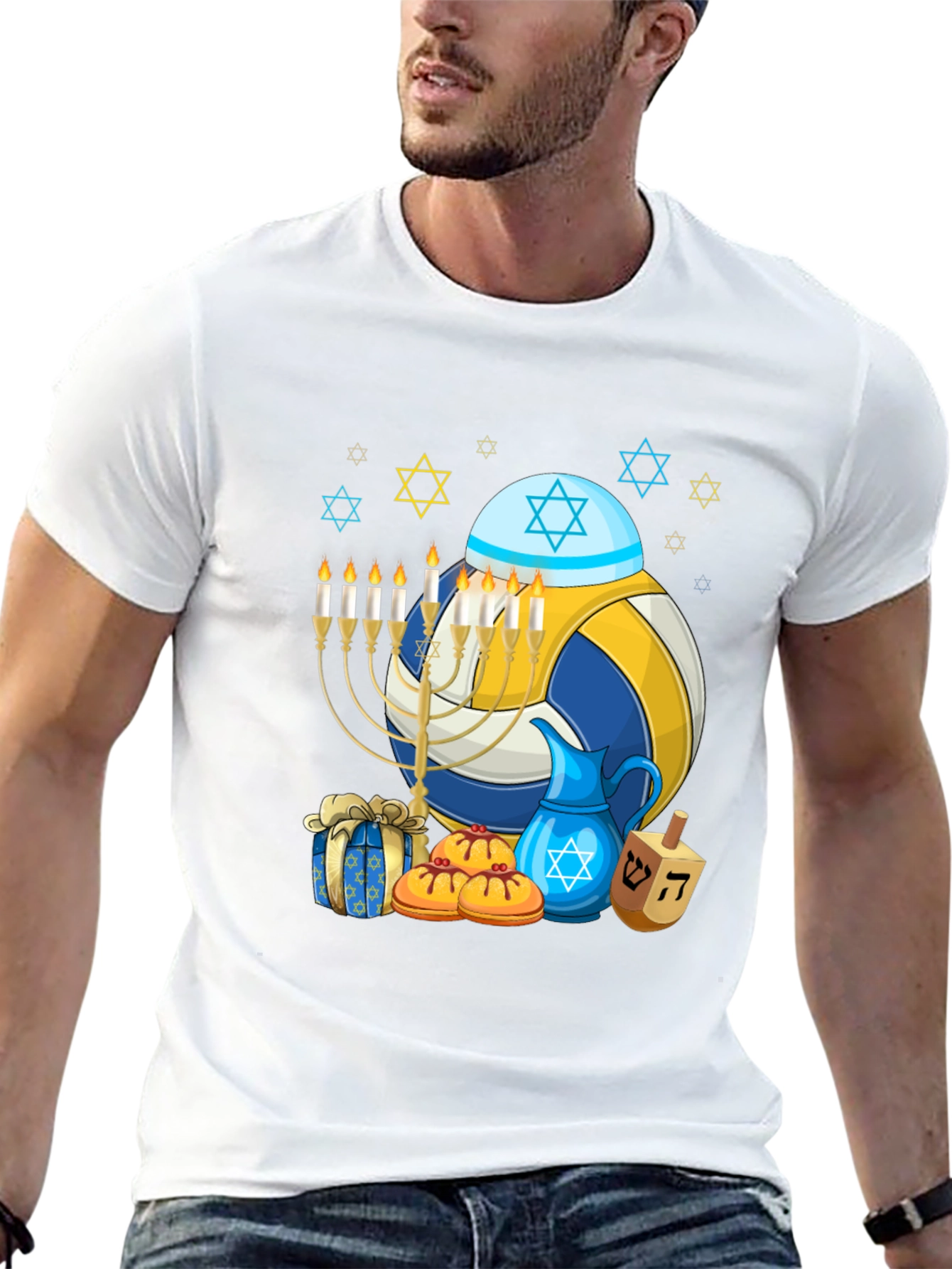 Hanukkah Volleyball T-Shirt