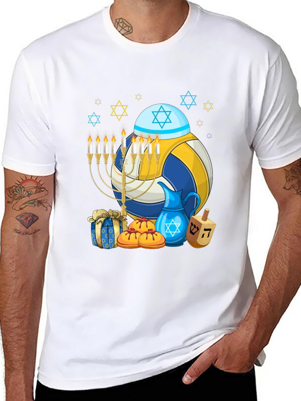 Hanukkah Volleyball T-Shirt
