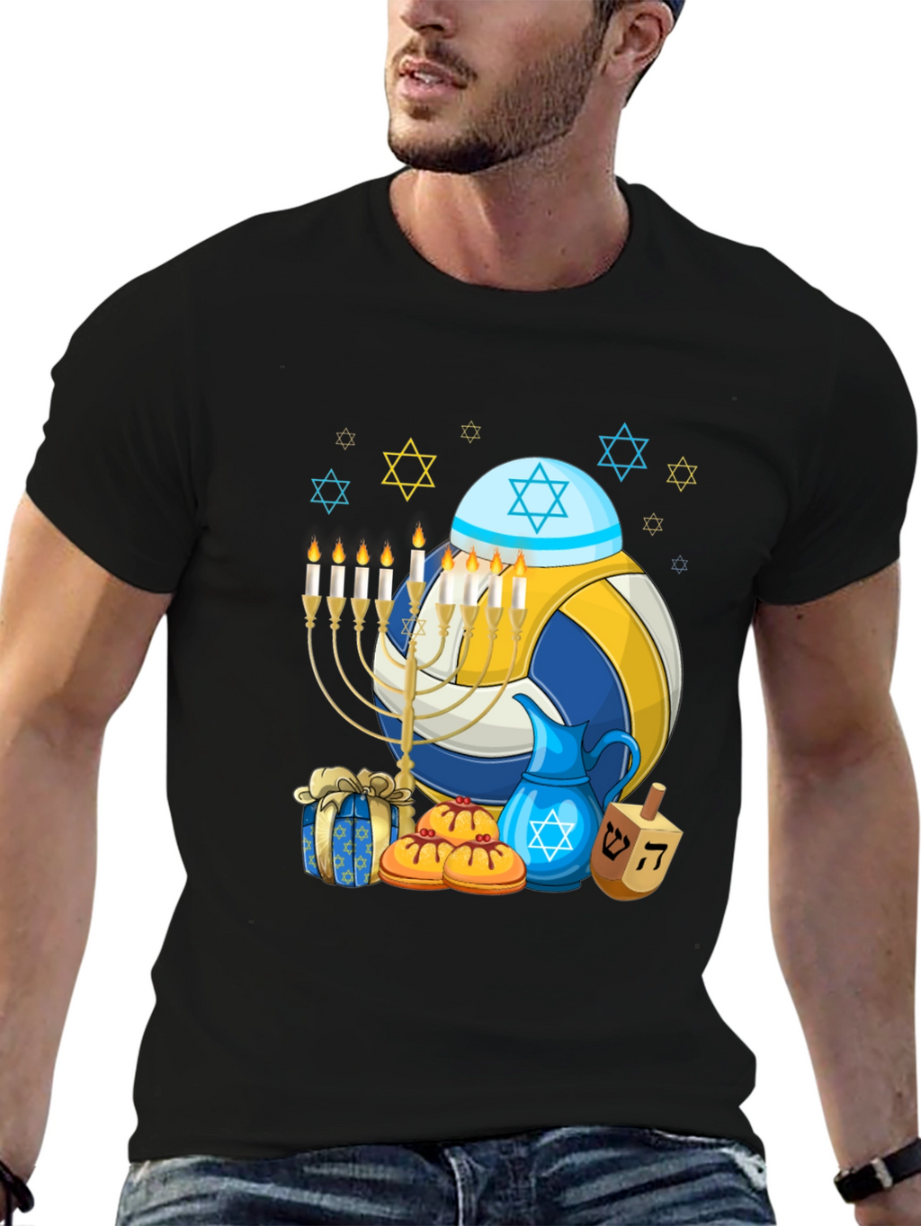 Hanukkah Volleyball T-Shirt
