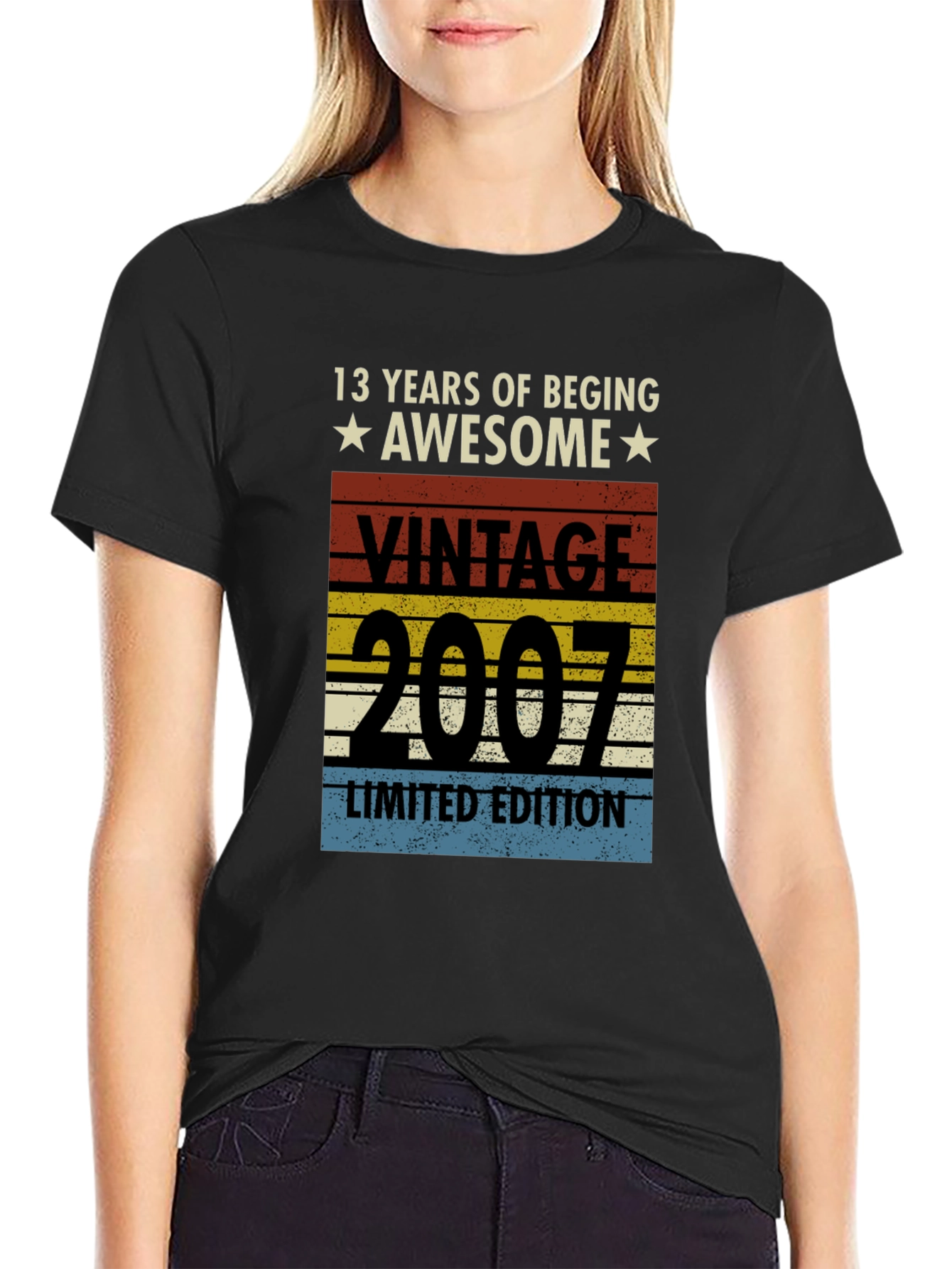 Vintage 2007 Limited Edition Birthday T-Shirt
