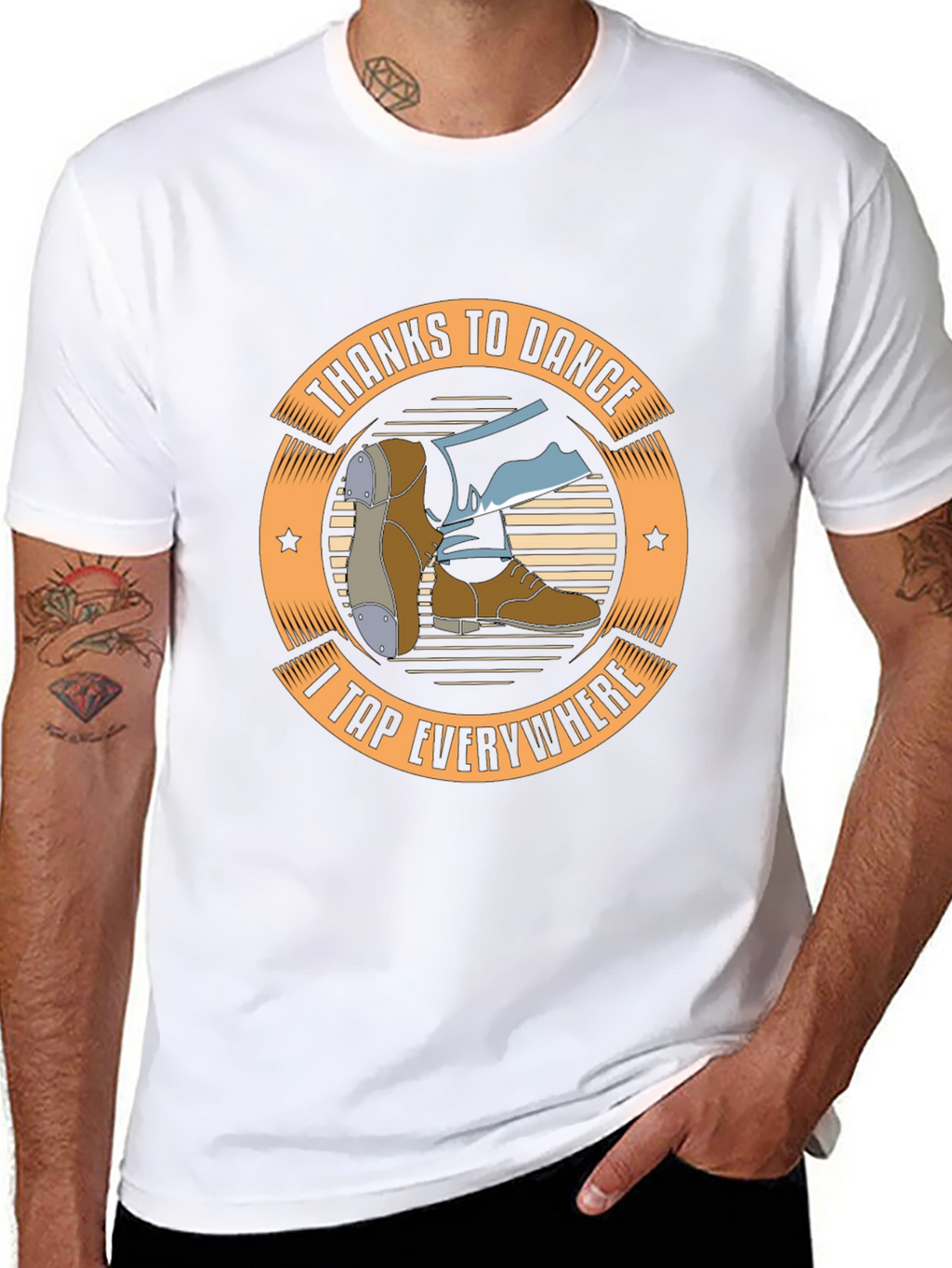 Tap Dance T-Shirt: Thanks to Dance I Tap Everywhere