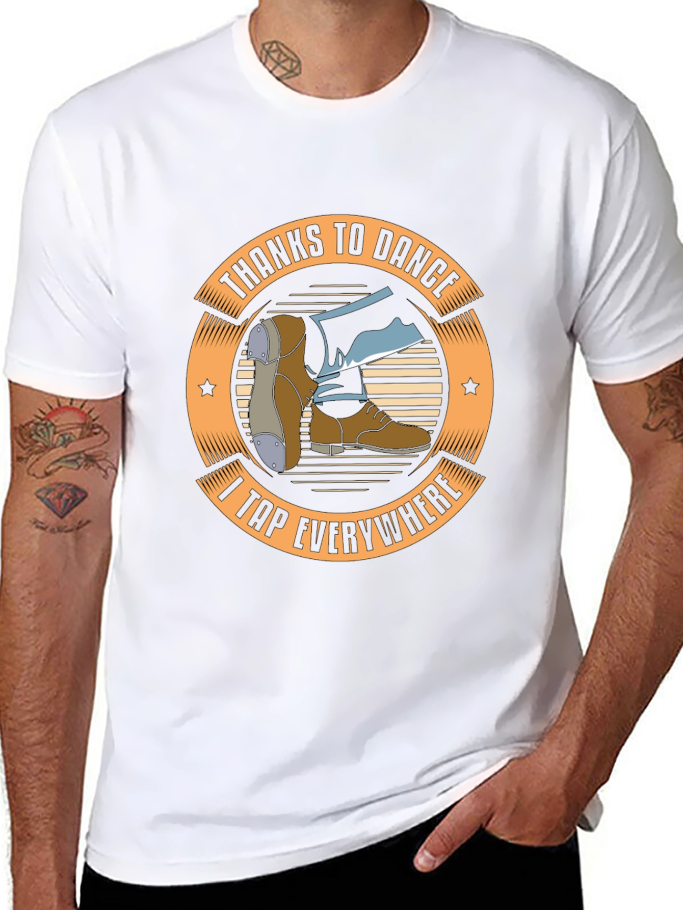 Tap Dance T-Shirt: Thanks to Dance I Tap Everywhere