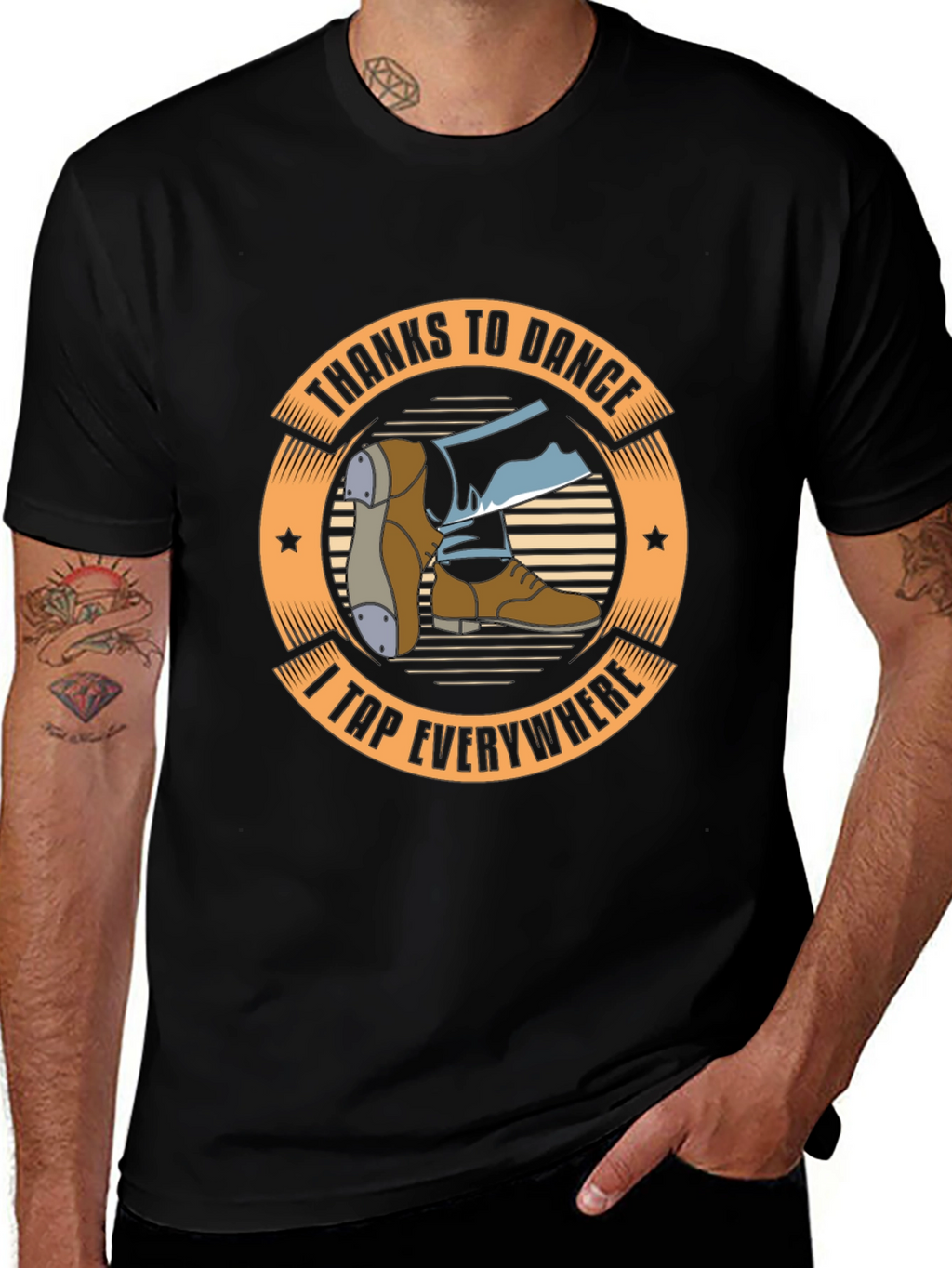 Tap Dance T-Shirt: Thanks to Dance I Tap Everywhere