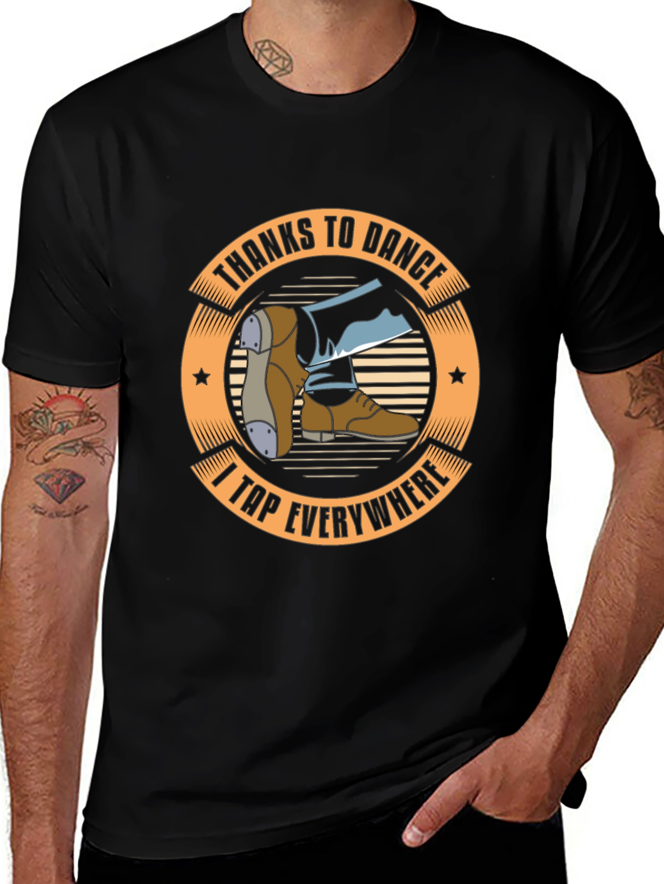Tap Dance T-Shirt: Thanks to Dance I Tap Everywhere
