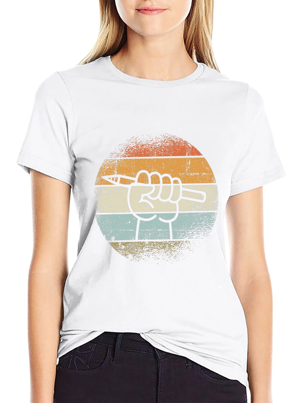 Retro Artist Hand T-Shirt