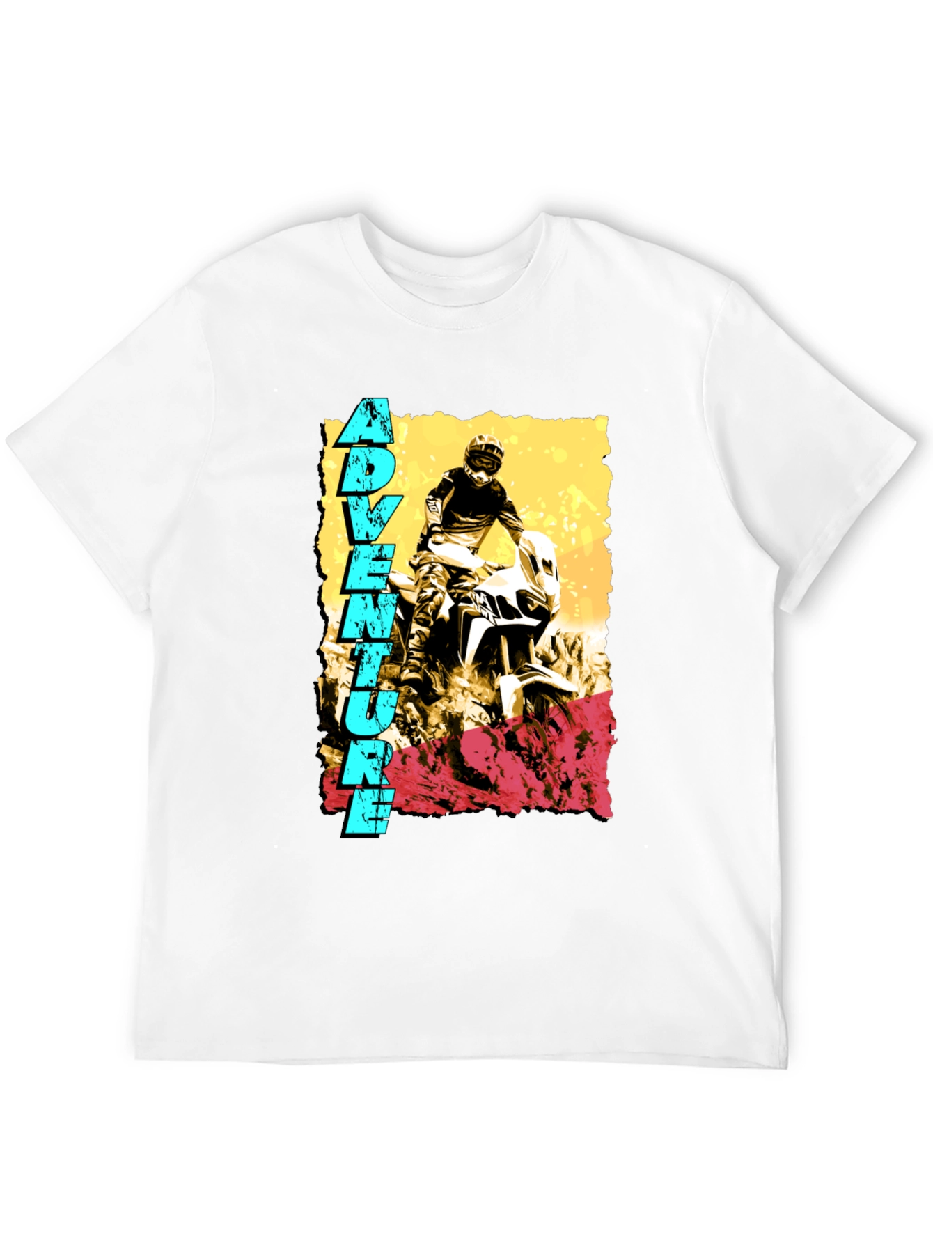 Adventure Rider Graphic Tee - Black