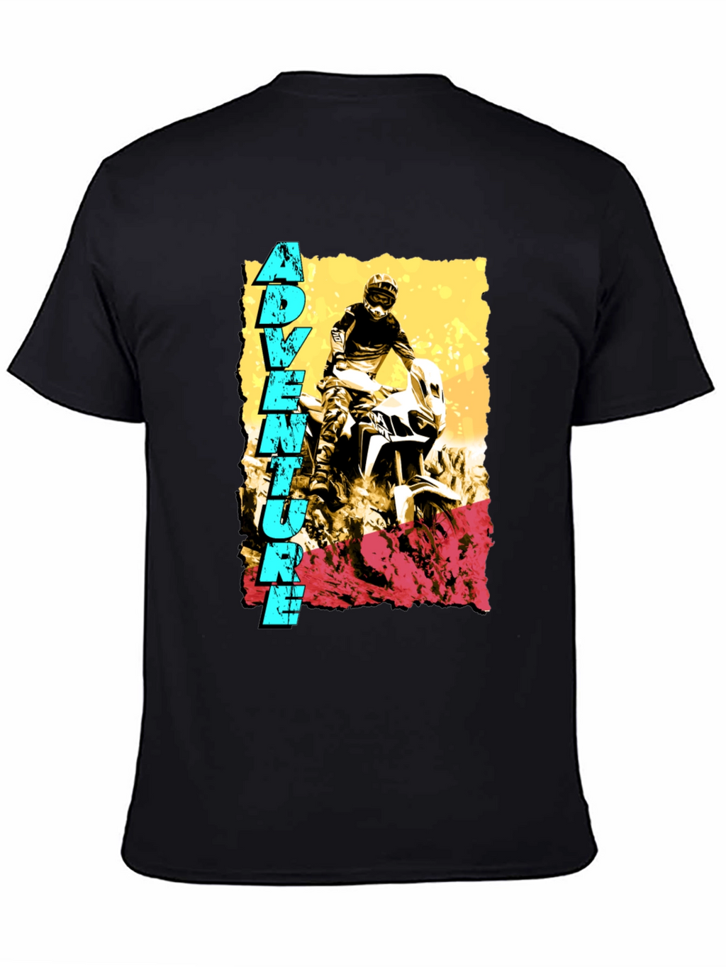 Adventure Rider Graphic Tee - Black