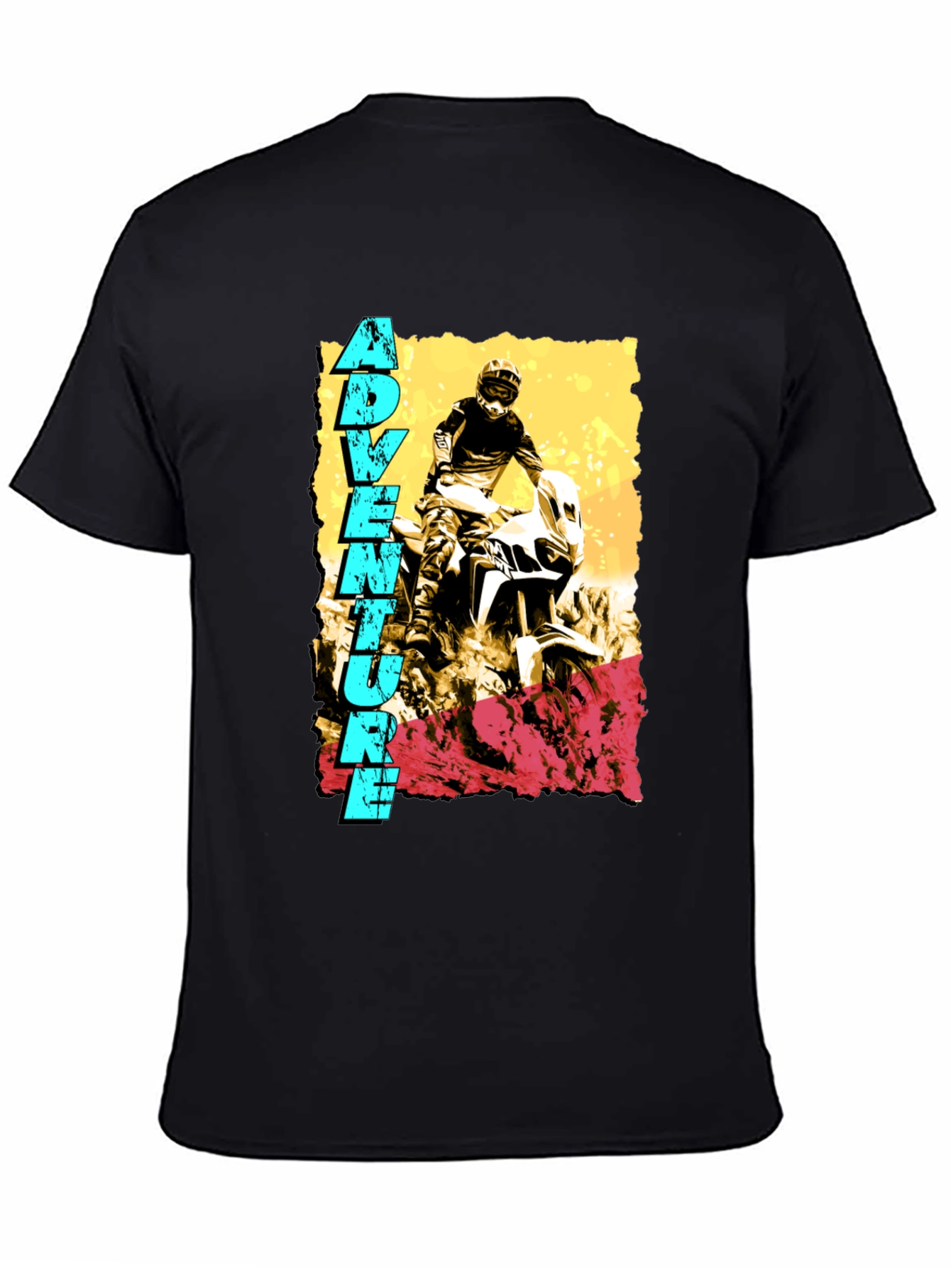 Adventure Rider Graphic Tee - Black