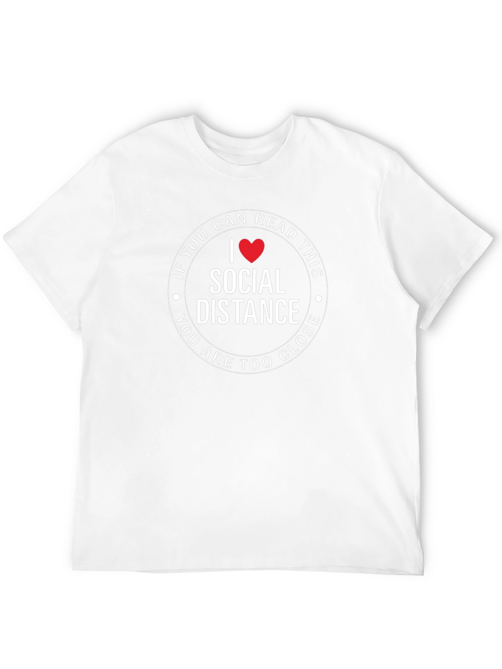 Social Distance Graphic Tee
