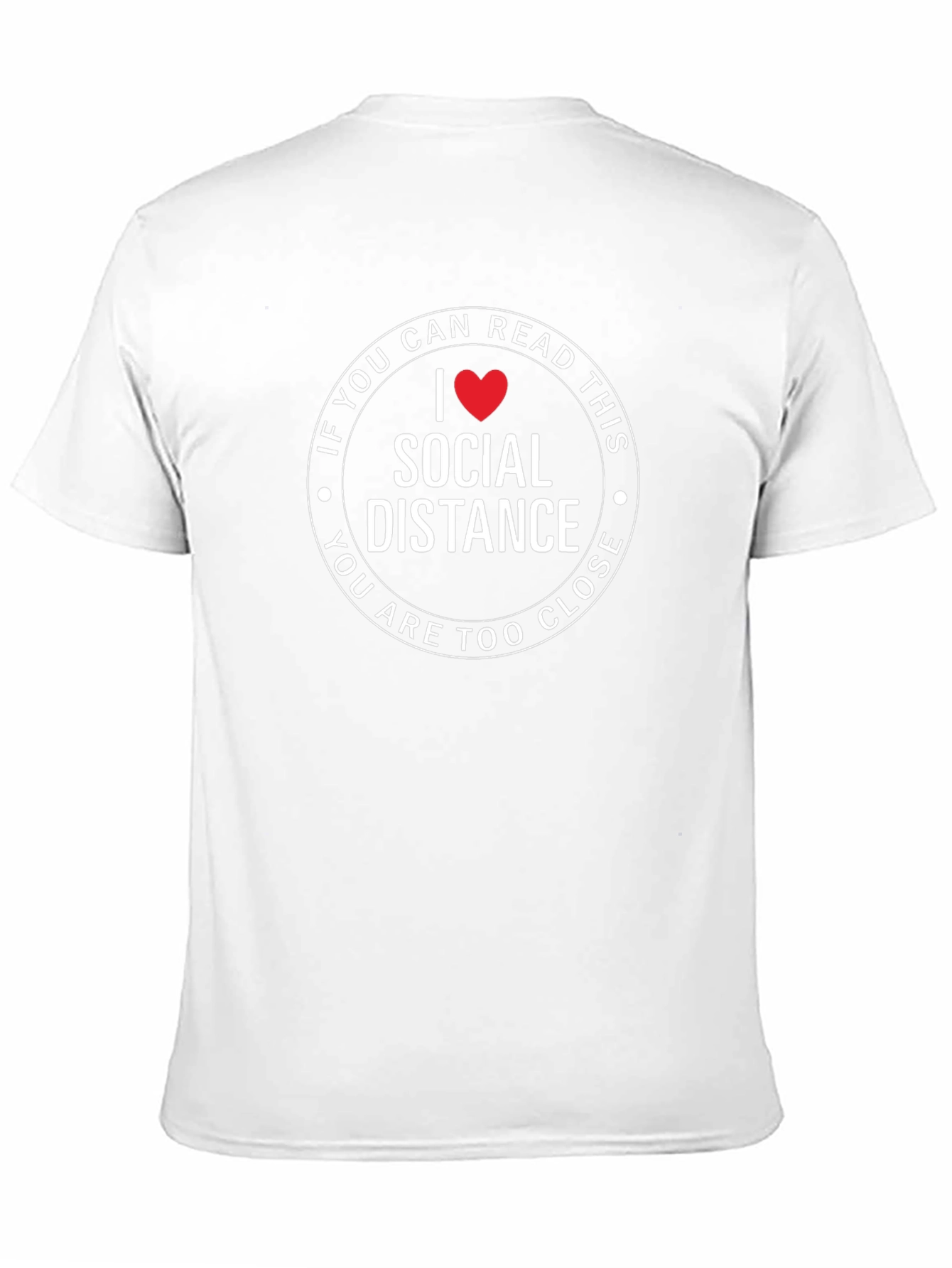 Social Distance Graphic Tee