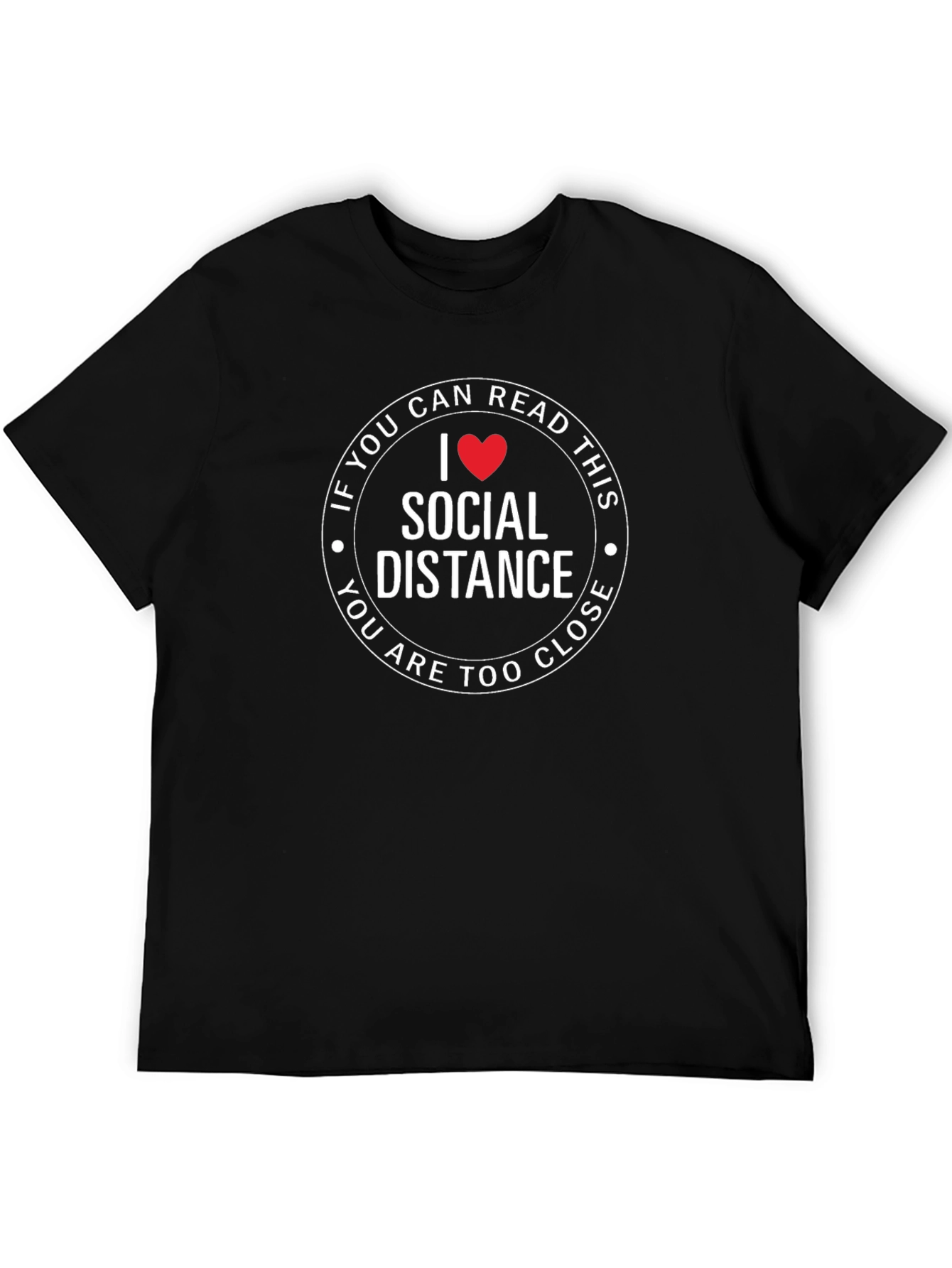 Social Distance Graphic Tee
