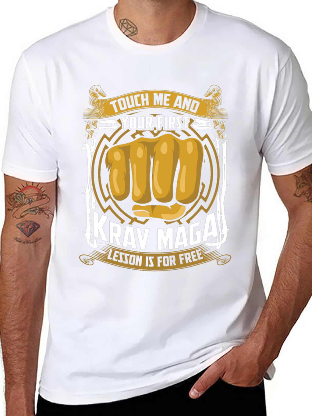 Krav Maga First Lesson Free T-Shirt