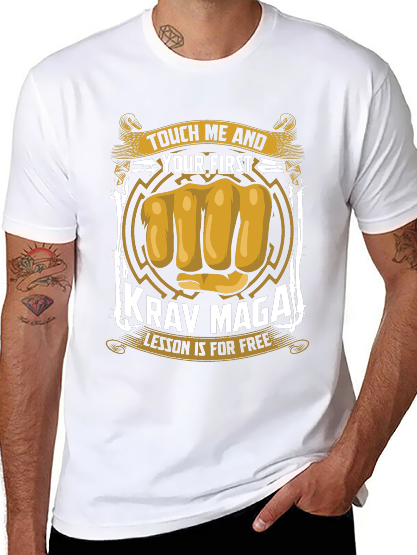 Krav Maga First Lesson Free T-Shirt
