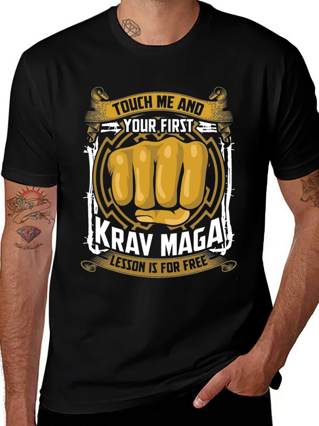 Krav Maga First Lesson Free T-Shirt