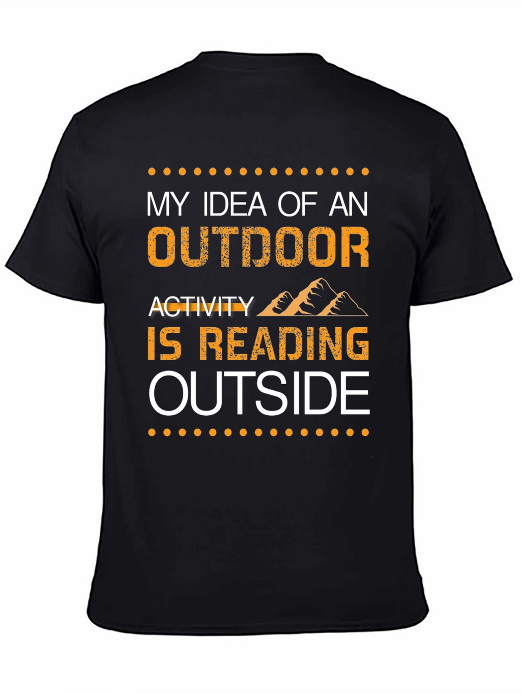 Reading Outside T-Shirt -  Outdoor Activity Tee