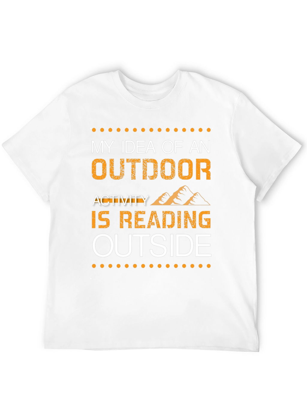 Reading Outside T-Shirt -  Outdoor Activity Tee