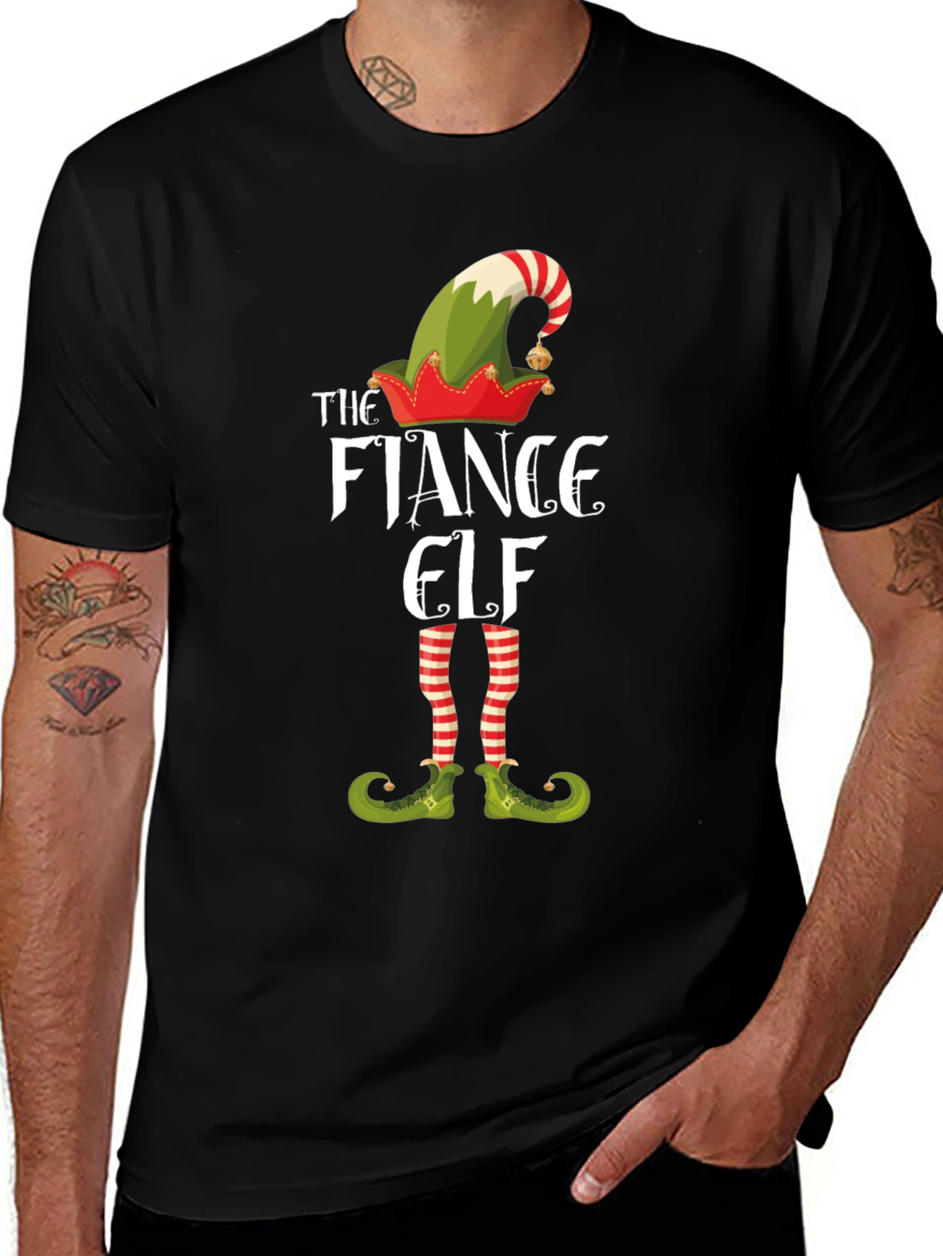 Fiance Elf Christmas T-Shirt