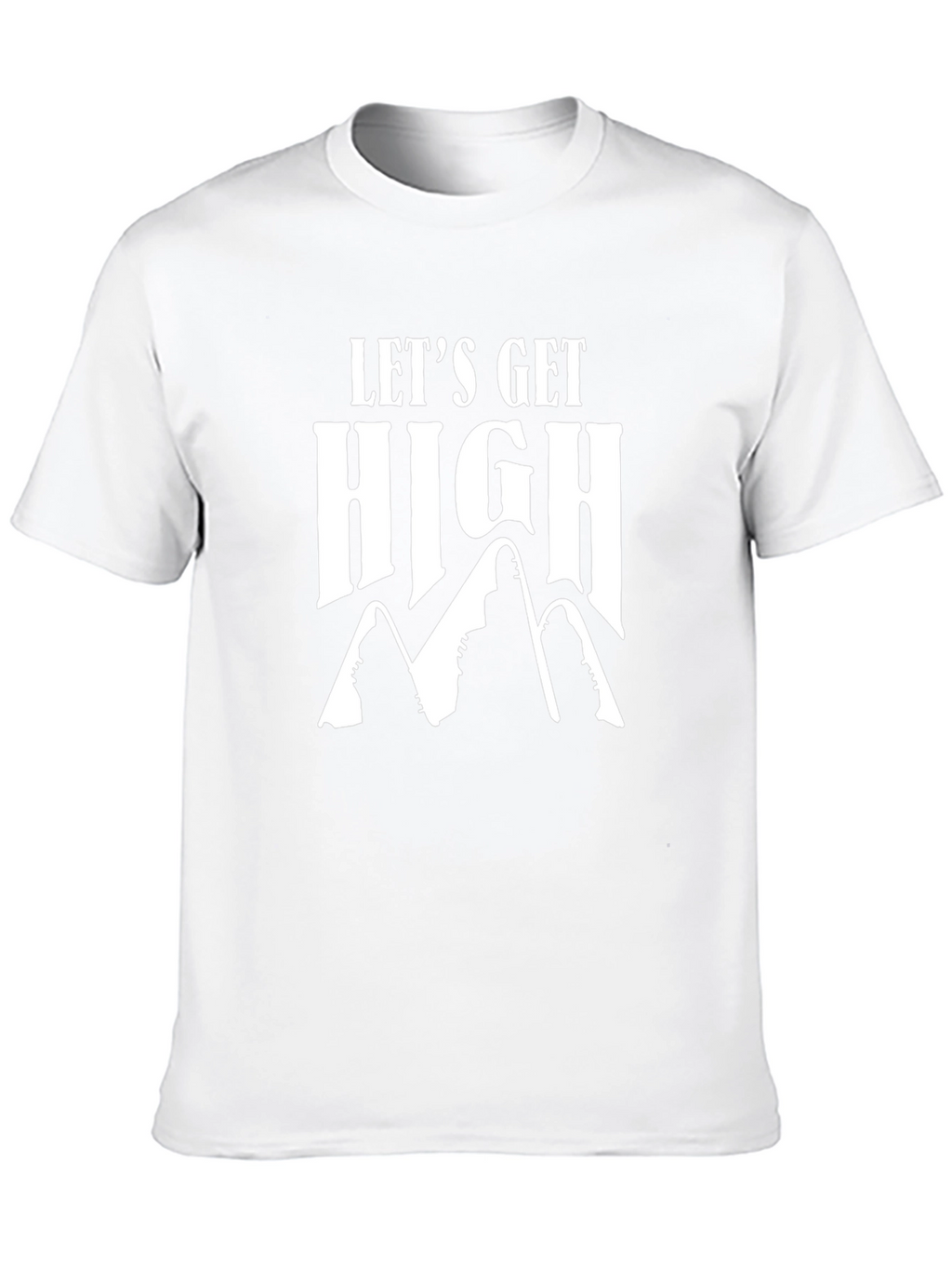 Lets Get High - Mountain Graphic T-Shirt