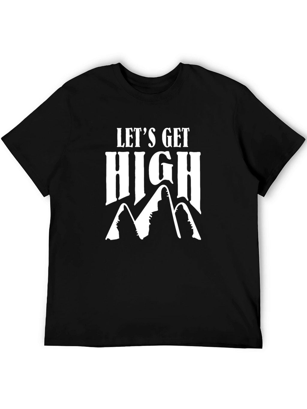 Lets Get High - Mountain Graphic T-Shirt