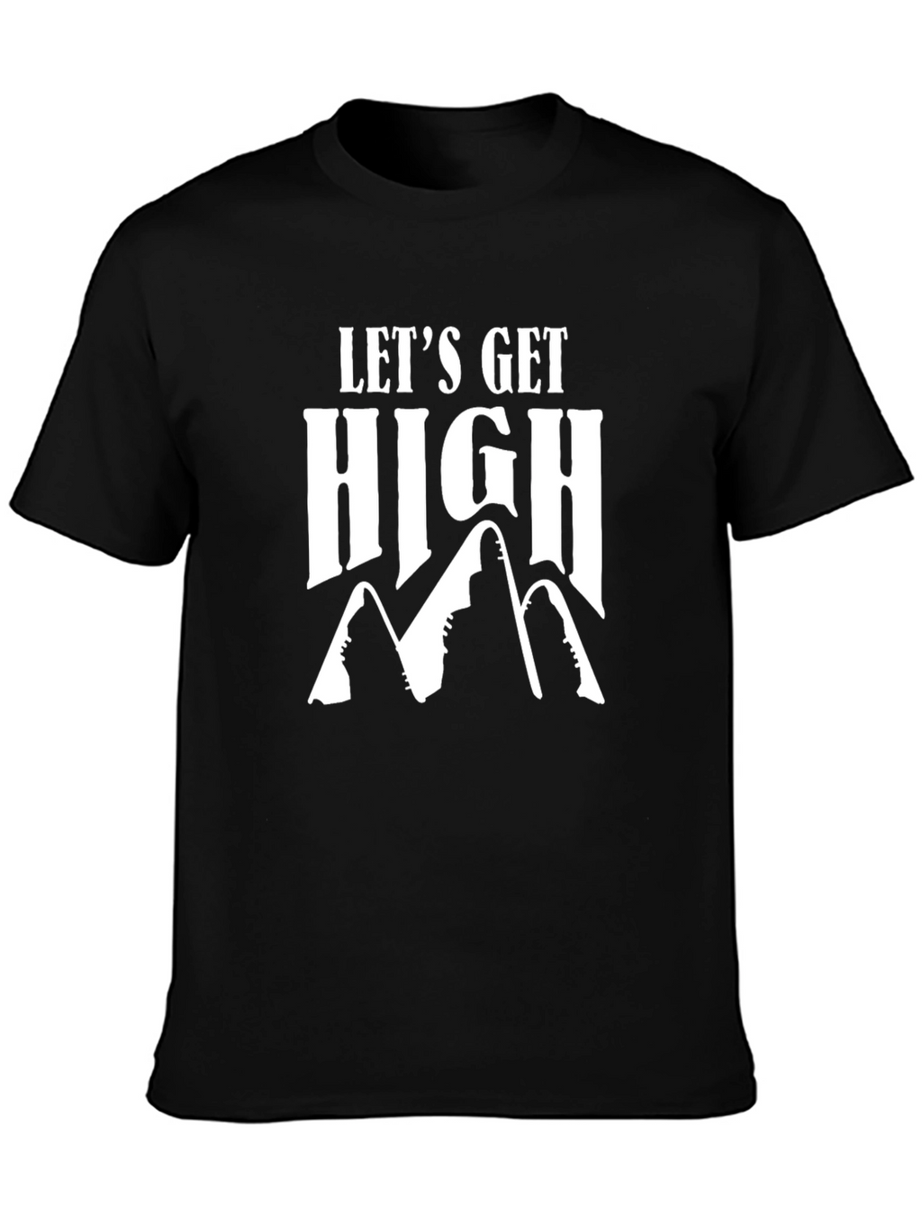 Lets Get High - Mountain Graphic T-Shirt