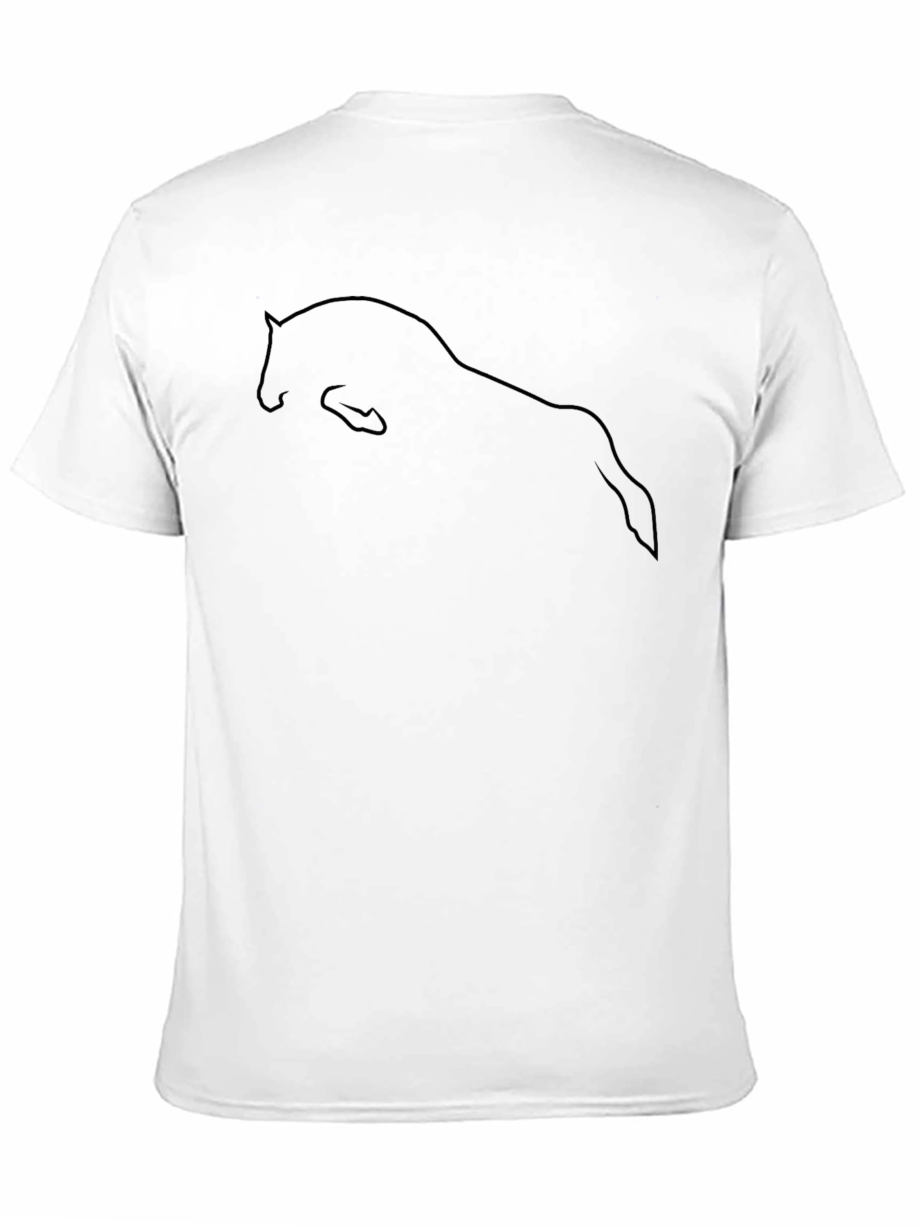 Equestrian Black T-Shirt Horse Lover Gift