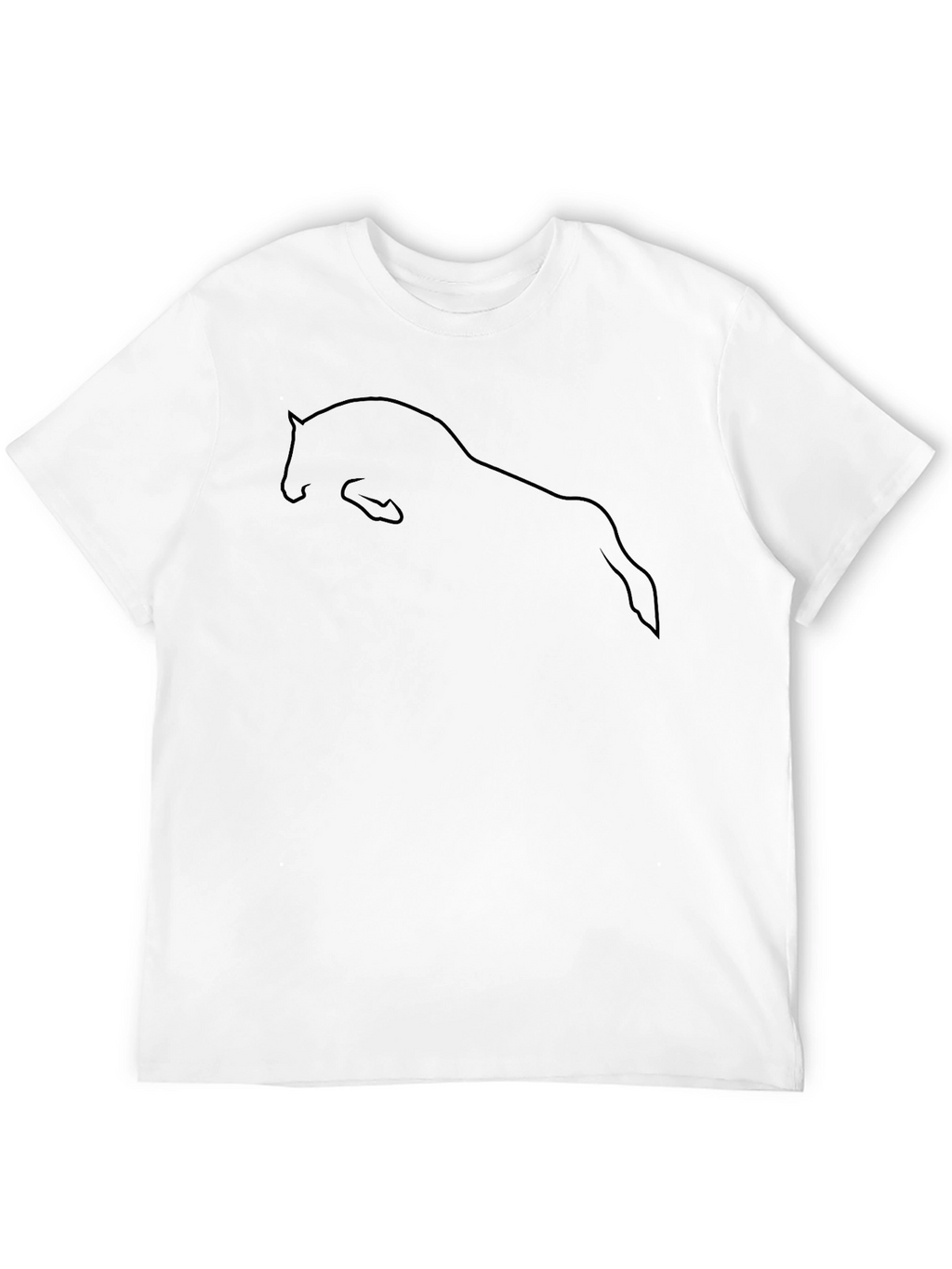 Equestrian Black T-Shirt Horse Lover Gift
